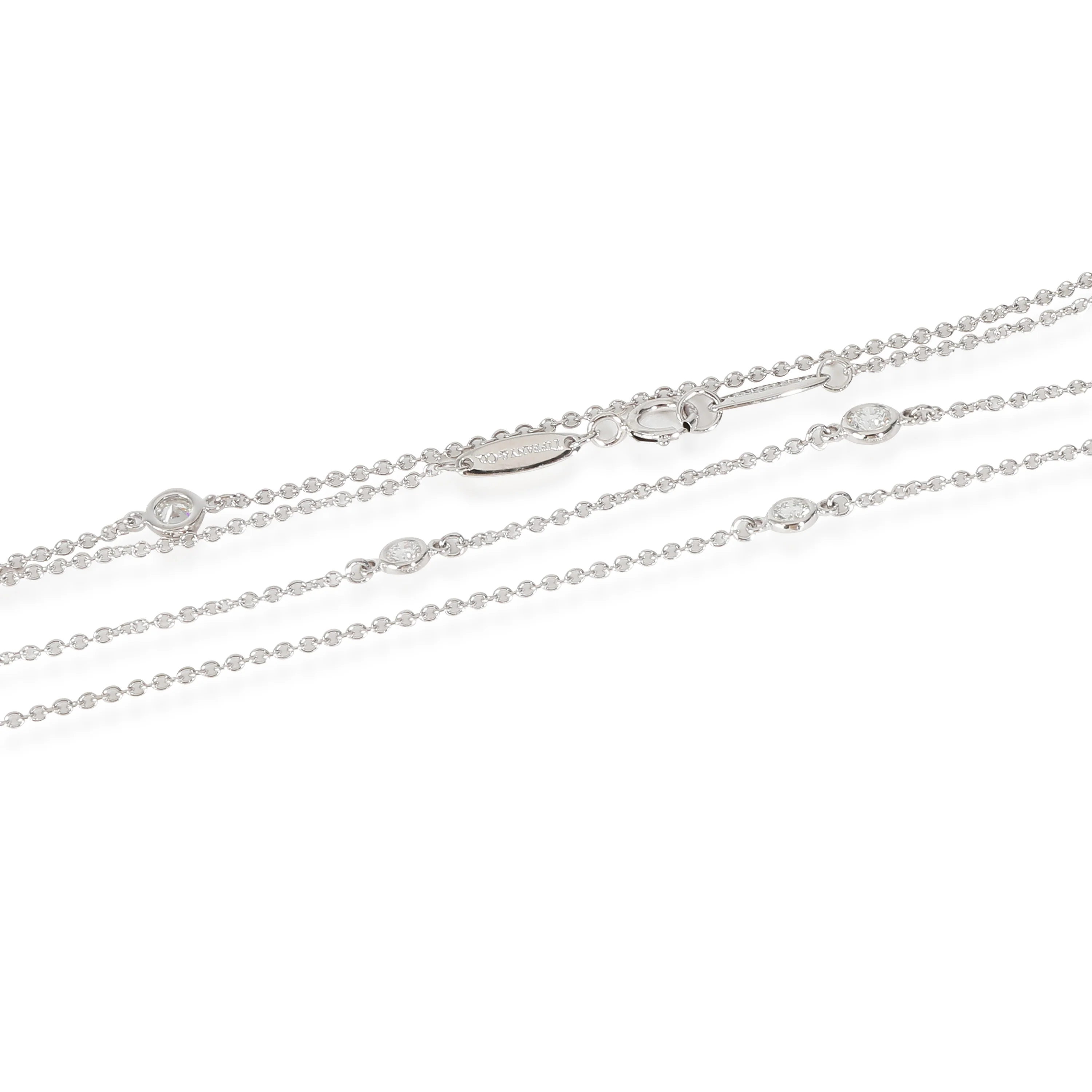 Elsa Peretti Diamonds By The Yard Sprinkle Necklace 0.51 CTW - Image 3