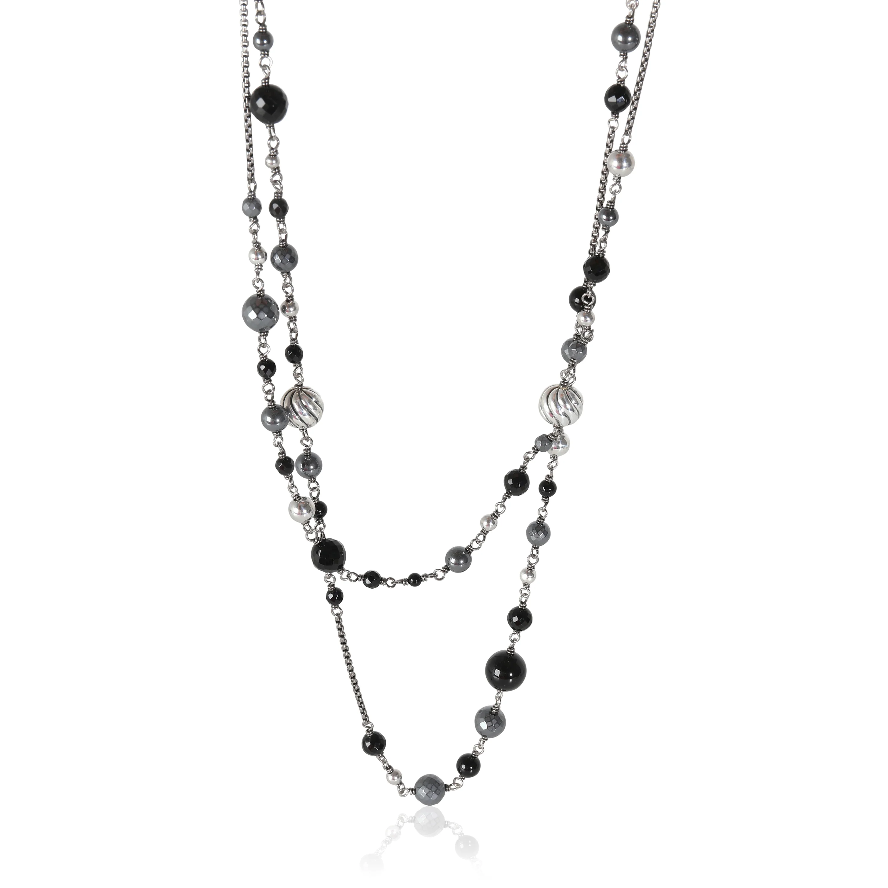 Quatrefoil Fashion Necklace in Sterling Silver - Image 2