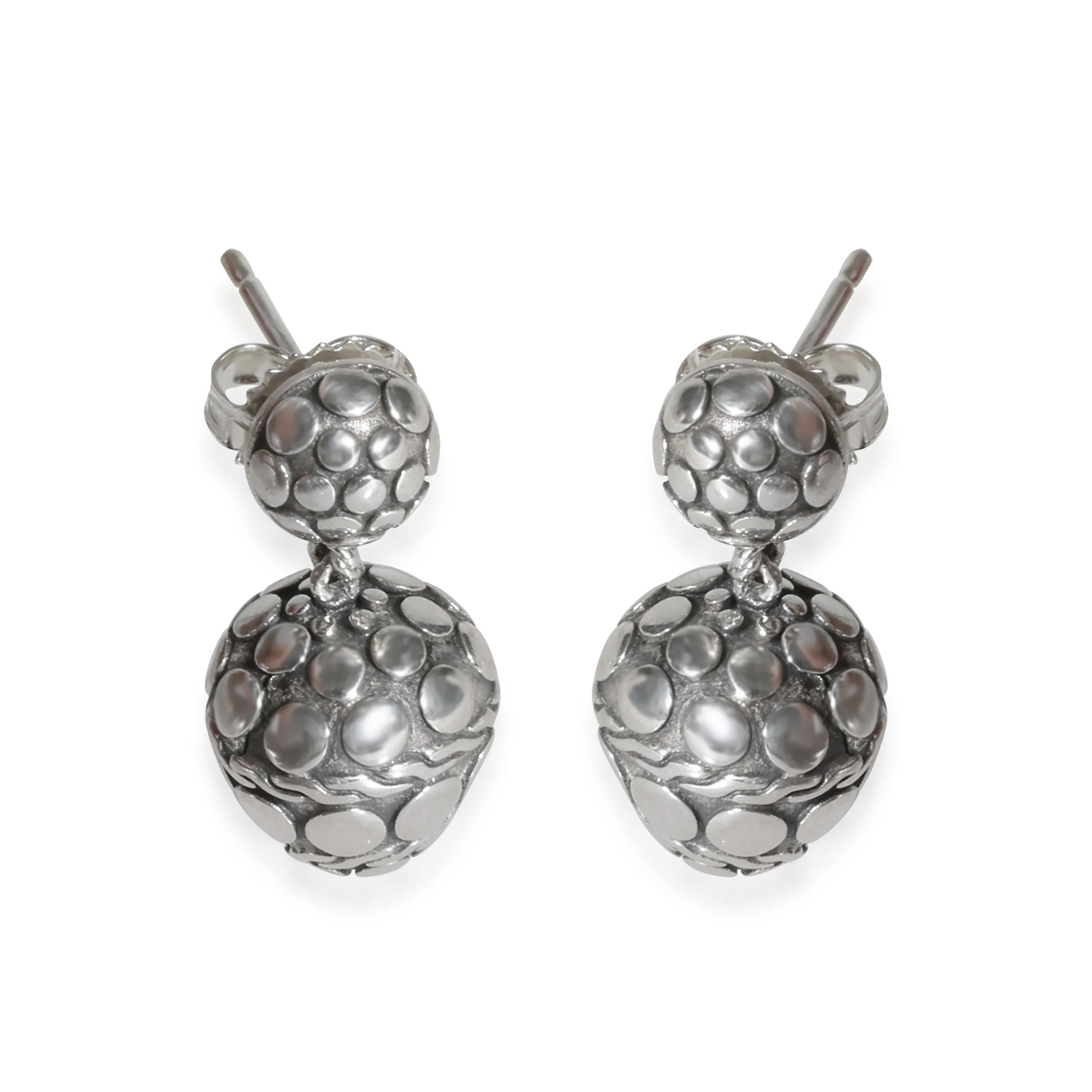 Dot Collection Acorn Earrings in Sterling Silver