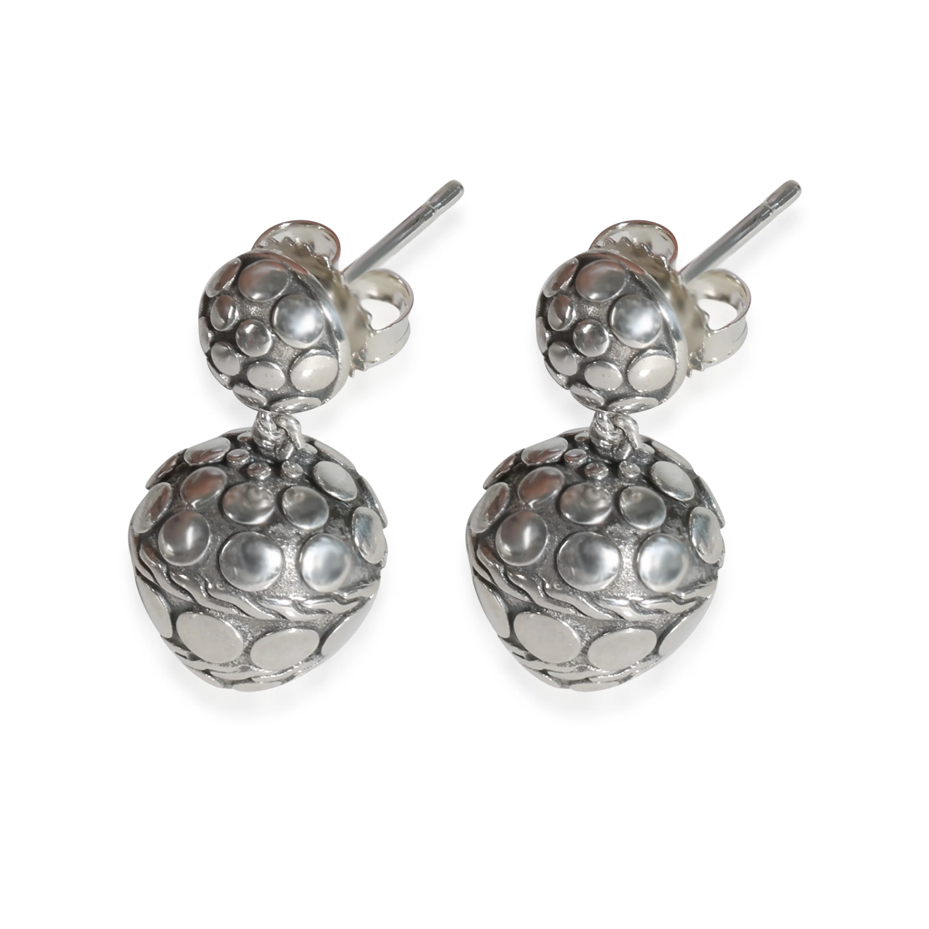 Dot Collection Acorn Earrings in Sterling Silver - Image 2