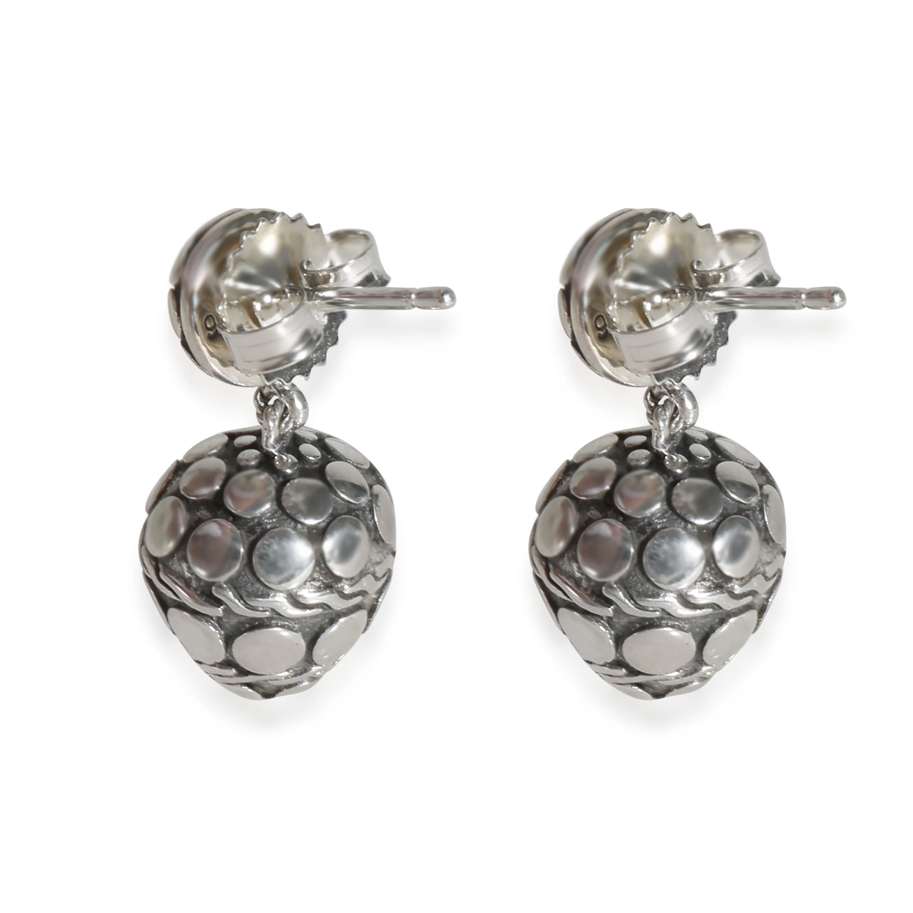 Dot Collection Acorn Earrings in Sterling Silver - Image 3