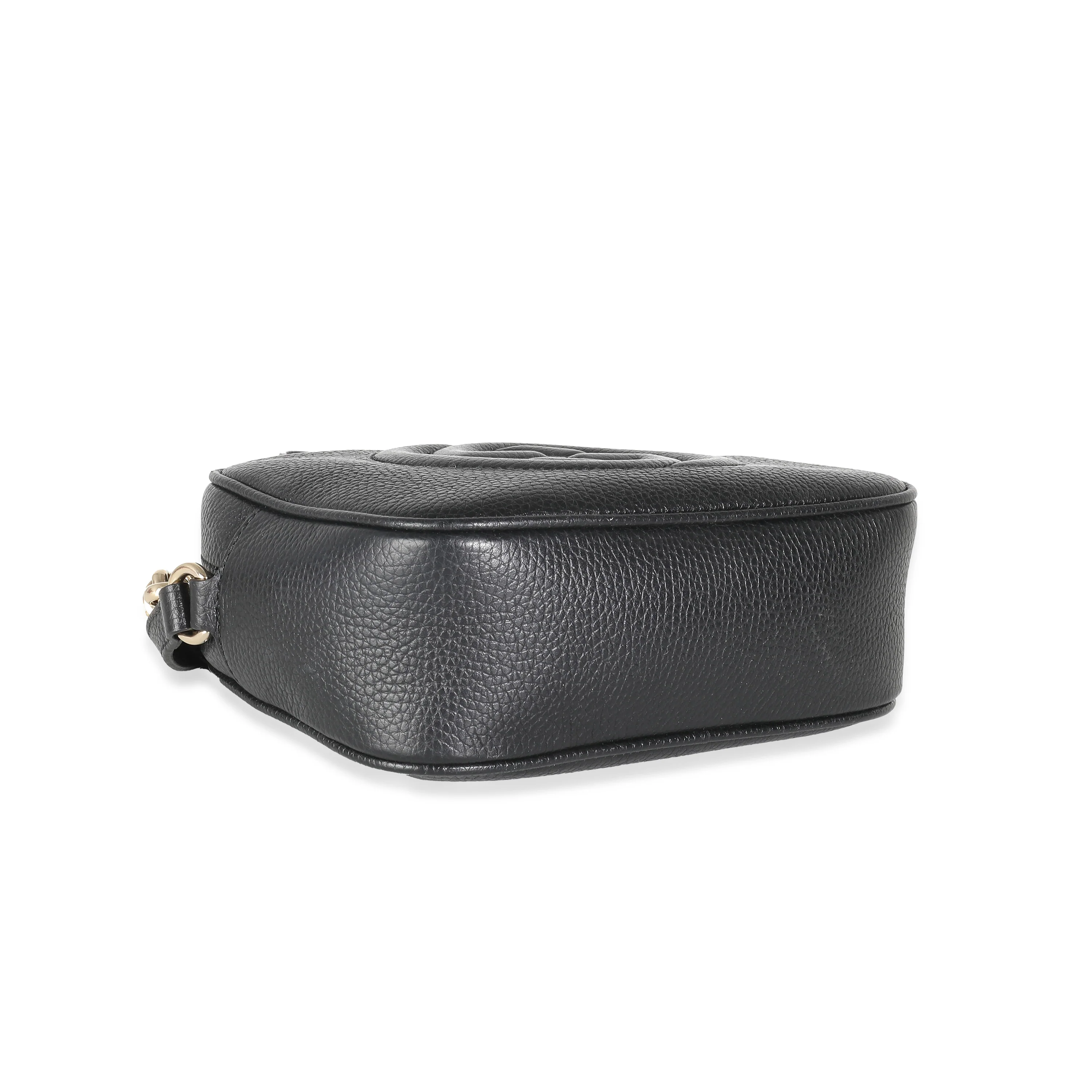 Black Pebbled Calfskin Soho Disco Bag - Image 6