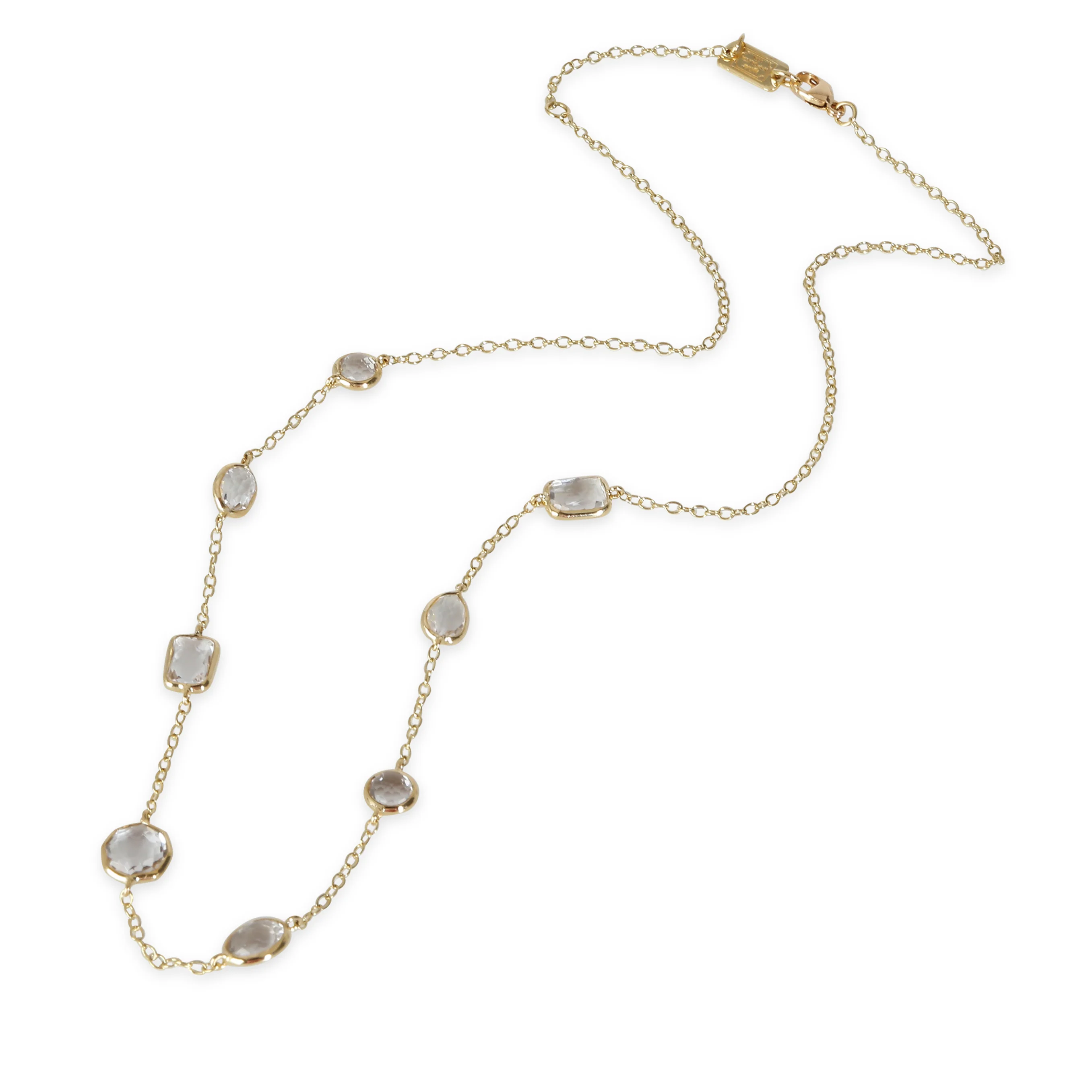 Lolipop Quartz Fashion Necklace in 18k Yellow Gold - Image 2