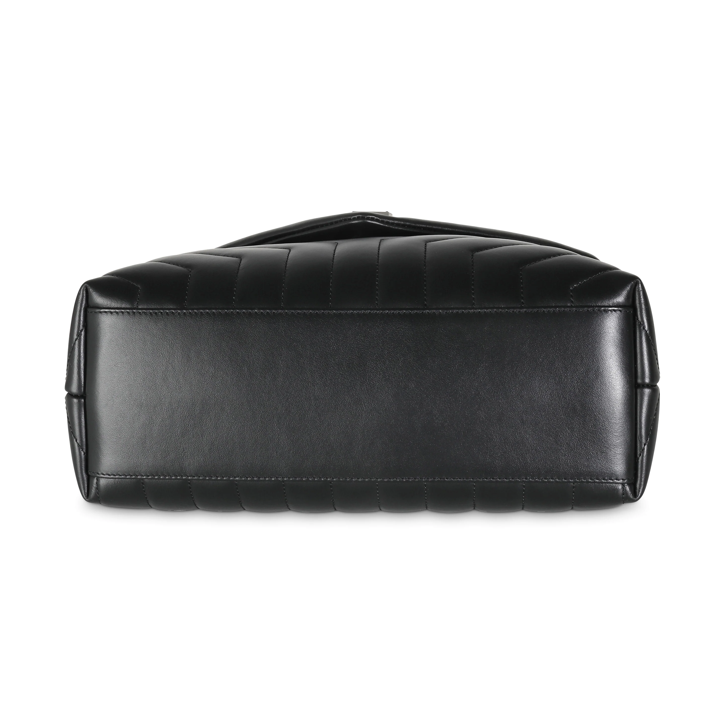 Black Matelassé Lambskin Medium Loulou - Image 5