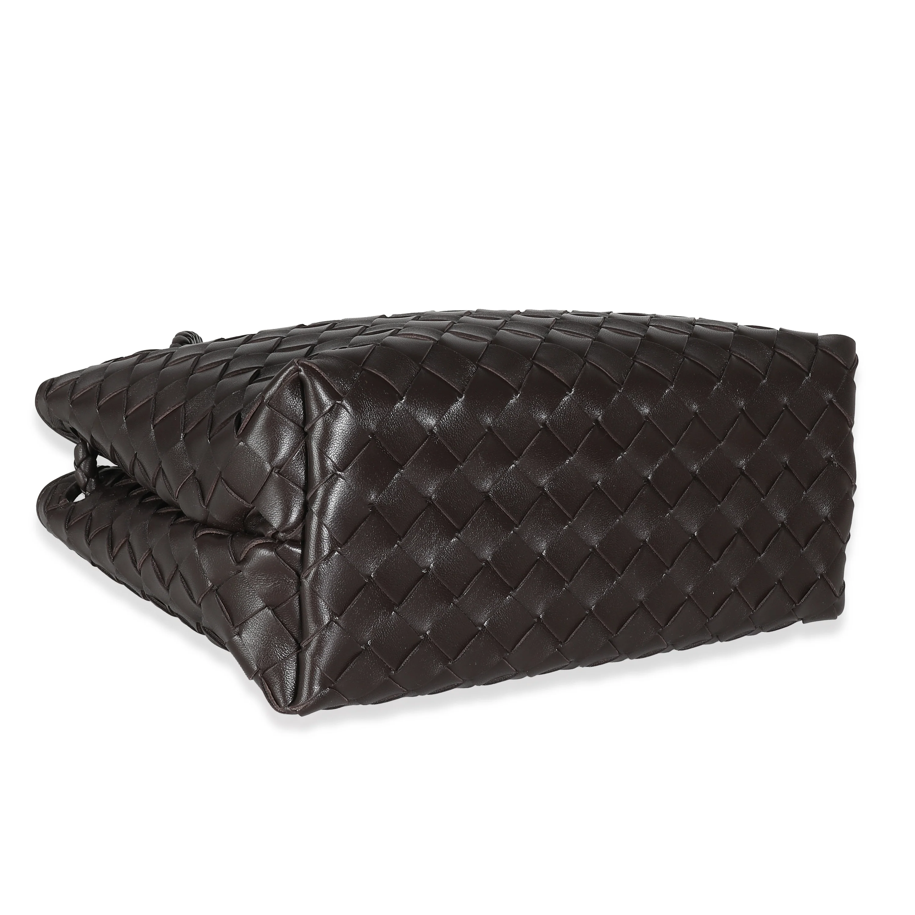 Fondant Nappa Intrecciato Small Andiamo Bag - Image 6