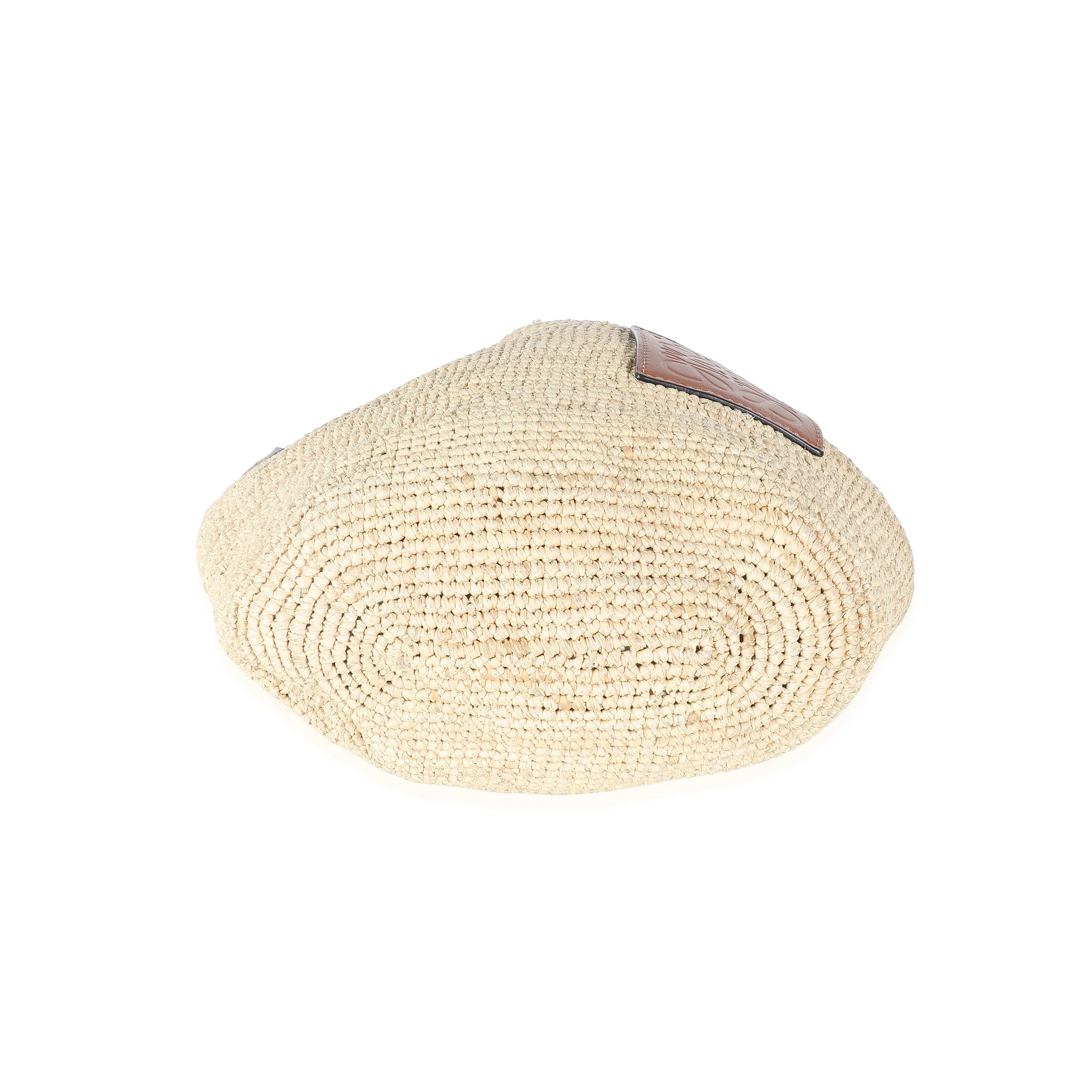 Natural Tan Raffia Mini Slit Bag - Image 4