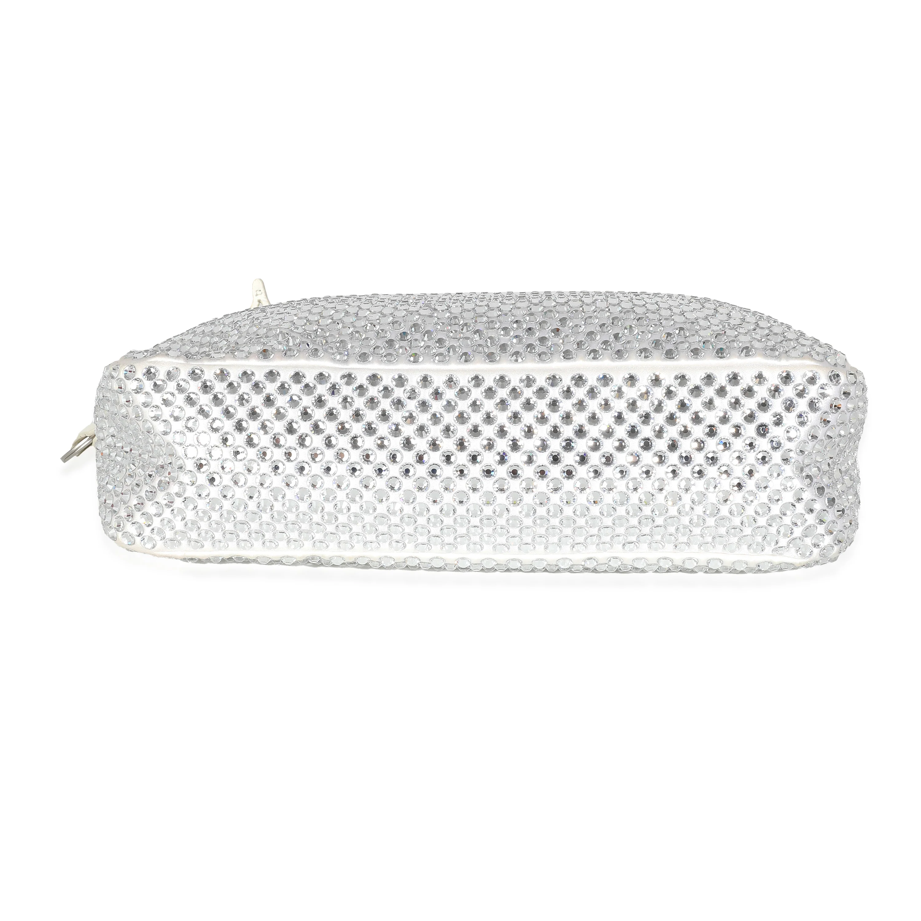 White Satin Crystals Re-Edition 2000 Mini Bag - Image 5
