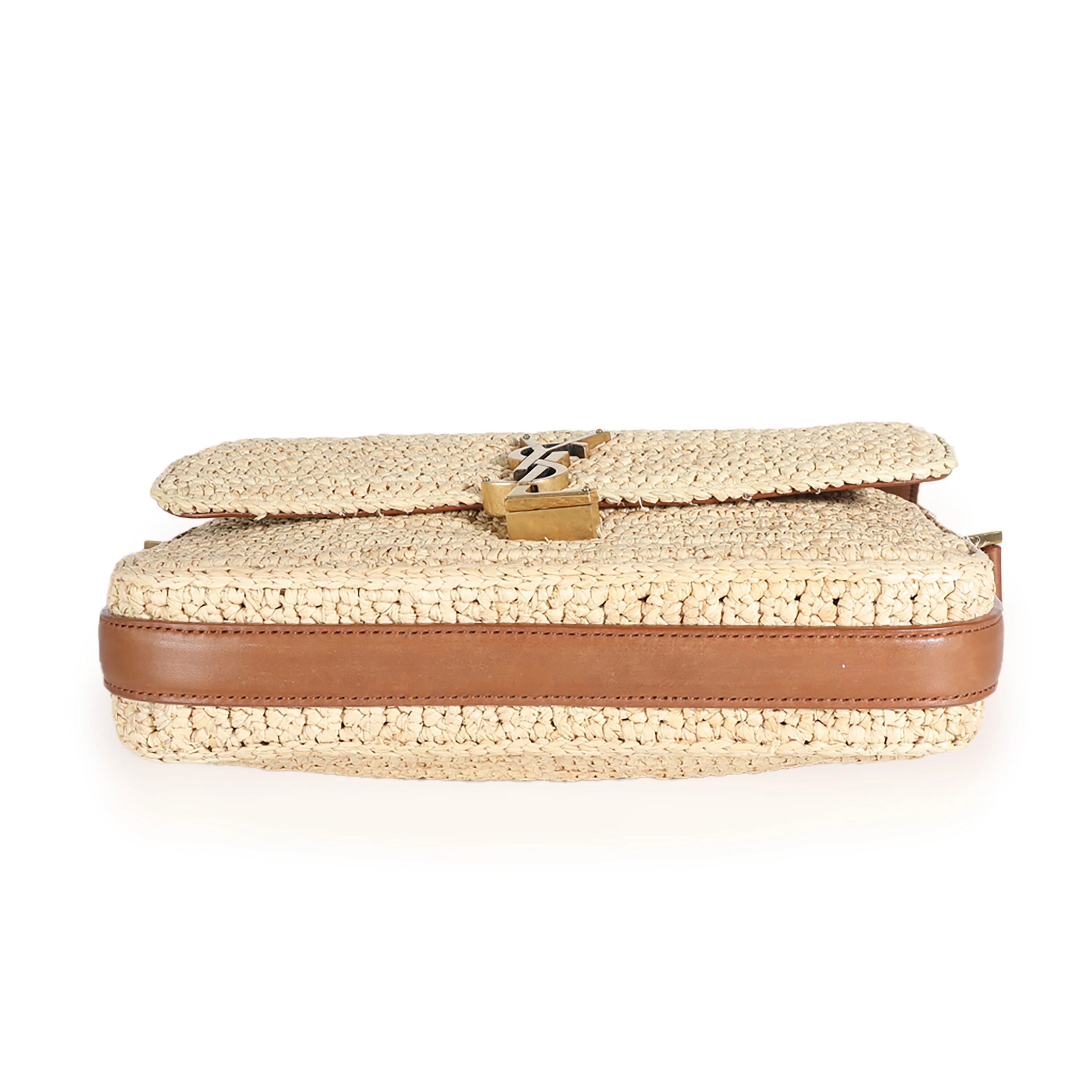 Beige Raffia Small Solferino - Image 5