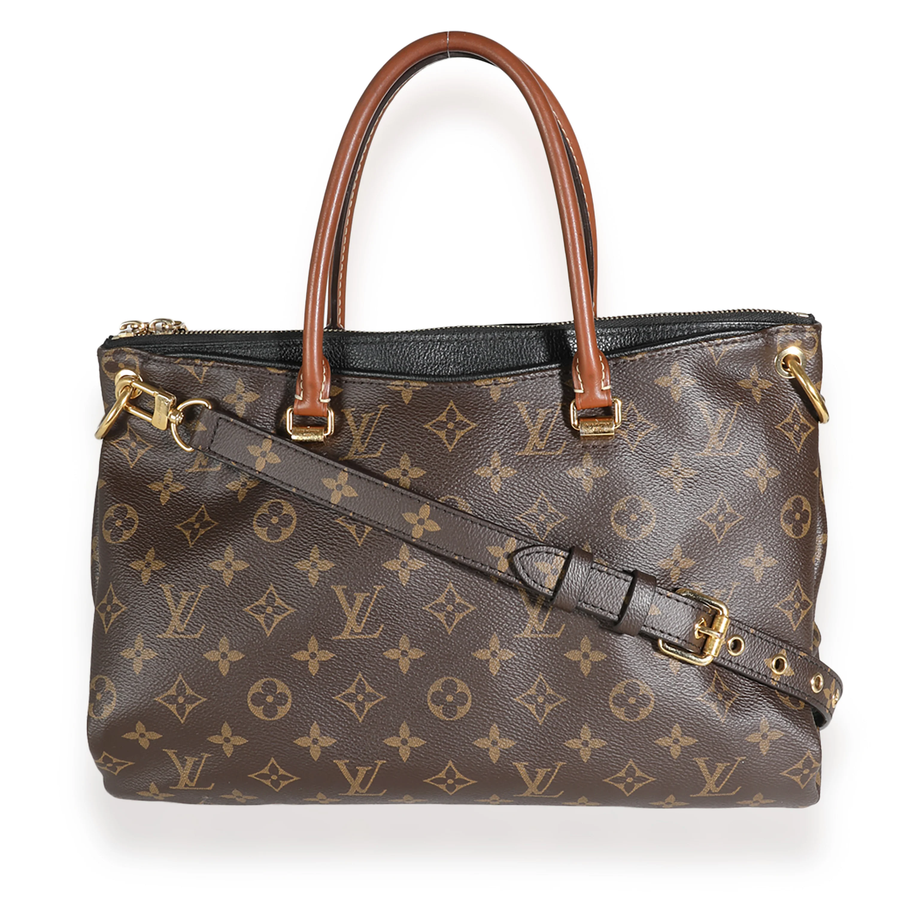 Black Monogram Canvas Pallas MM - Image 4