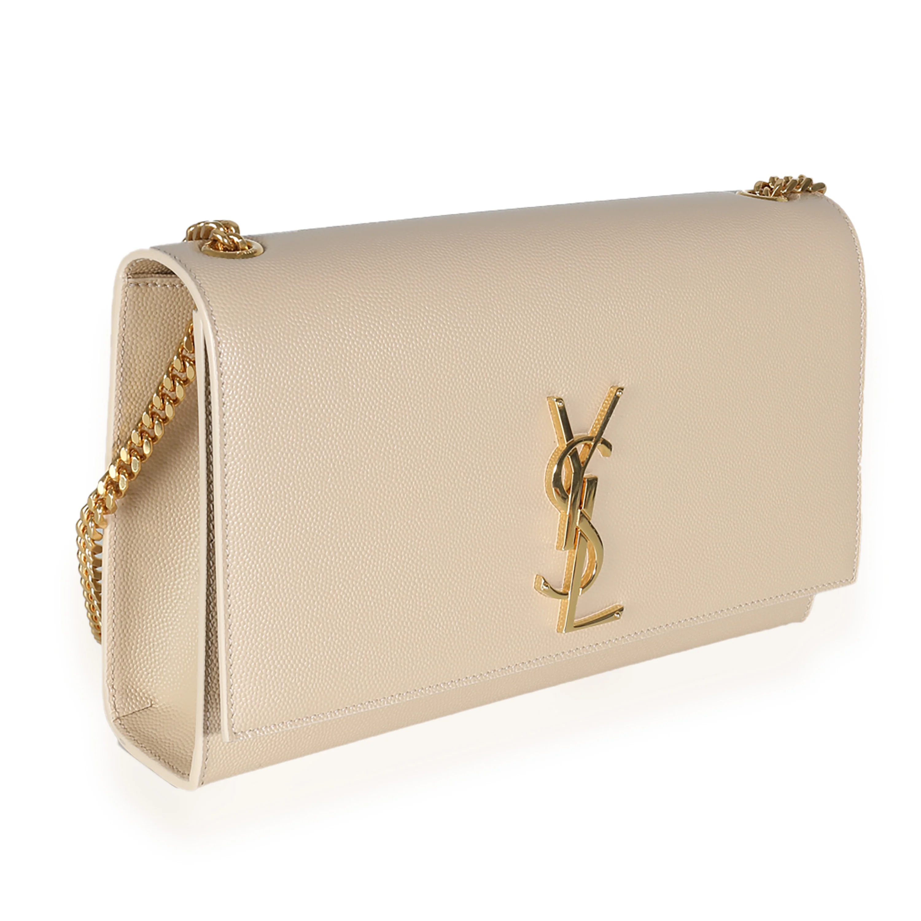 Dark Beige Grain De Poudre Medium Kate Chain Bag - Image 3