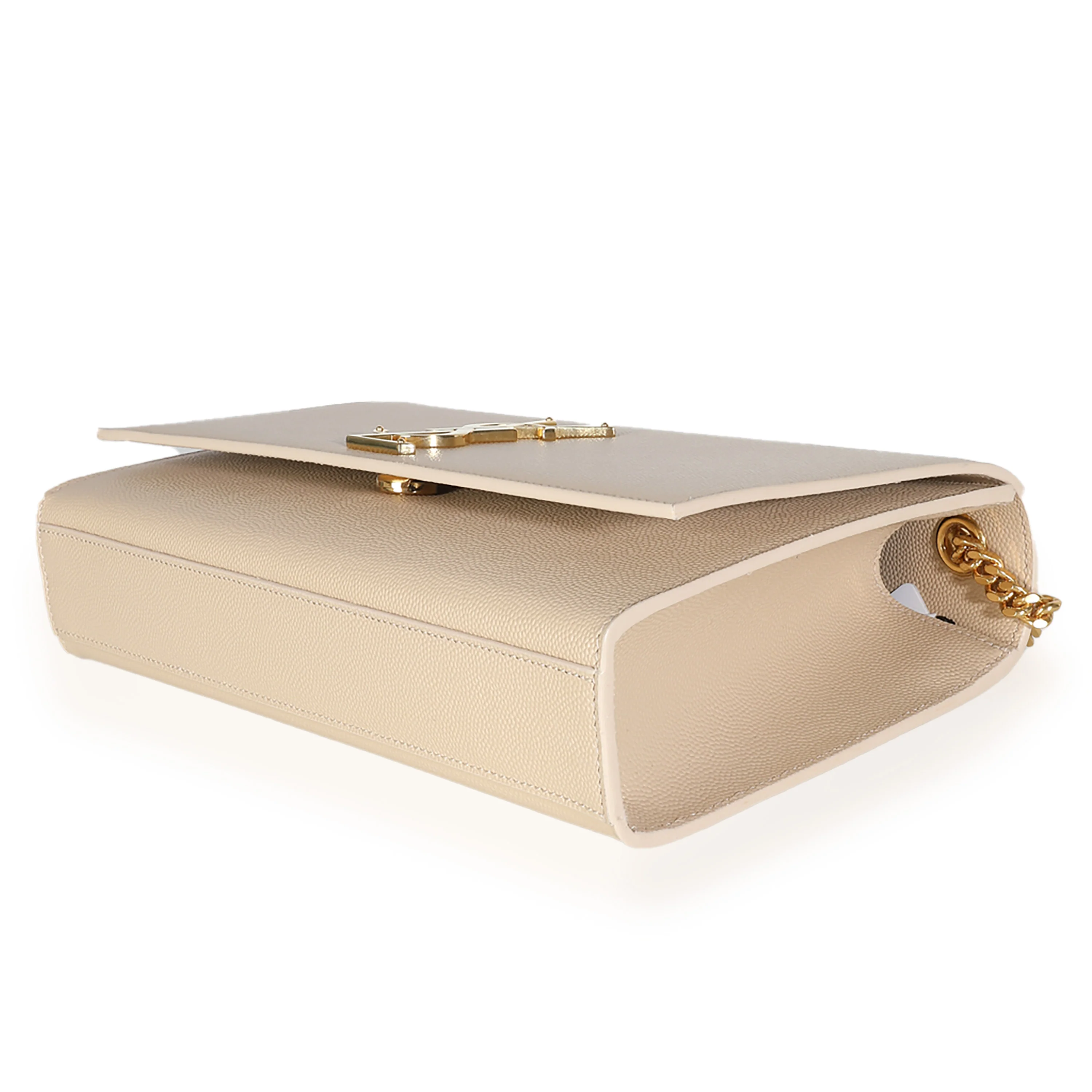 Dark Beige Grain De Poudre Medium Kate Chain Bag - Image 7