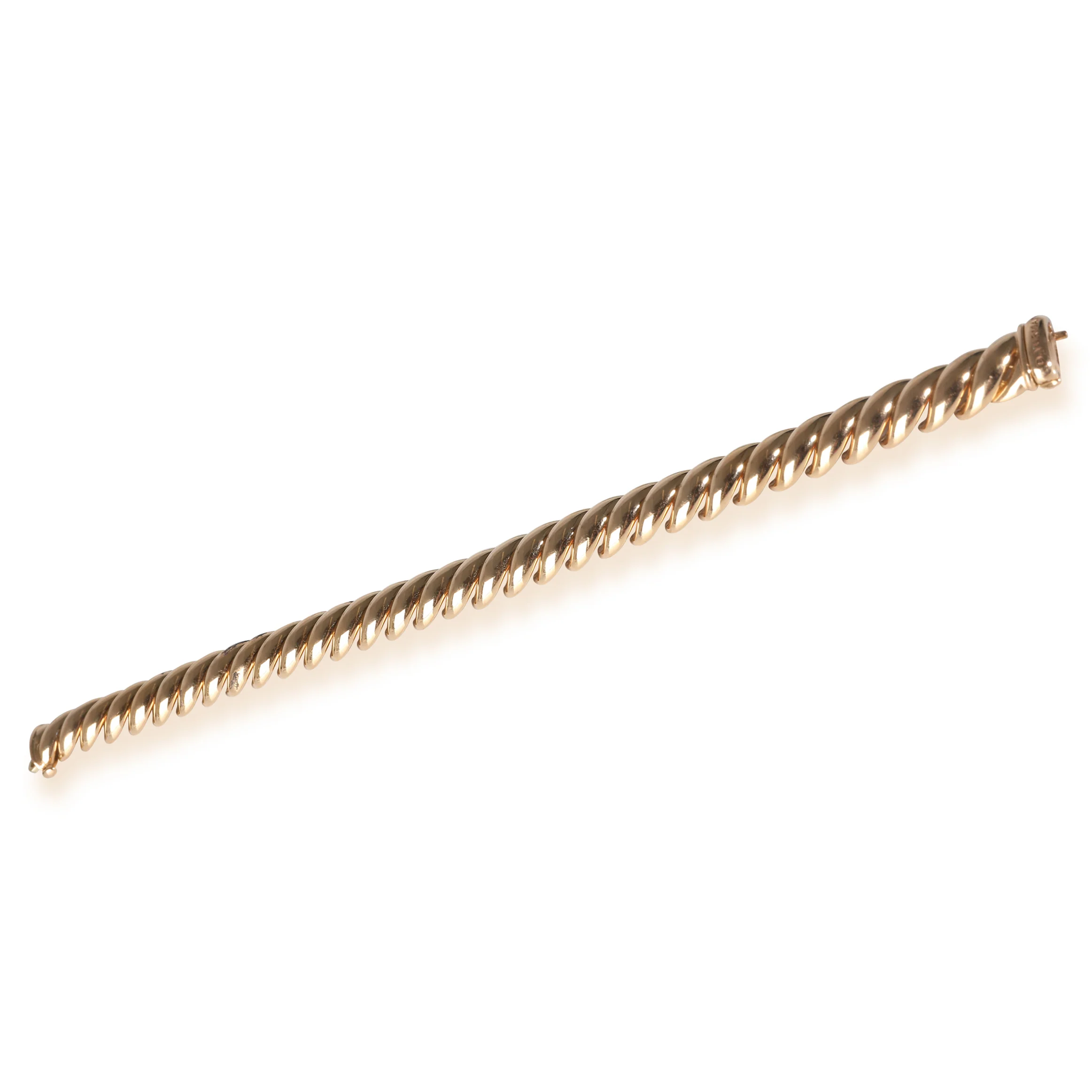 Sculpted Cable Bracelet in 18k Rose Gold - Image 4