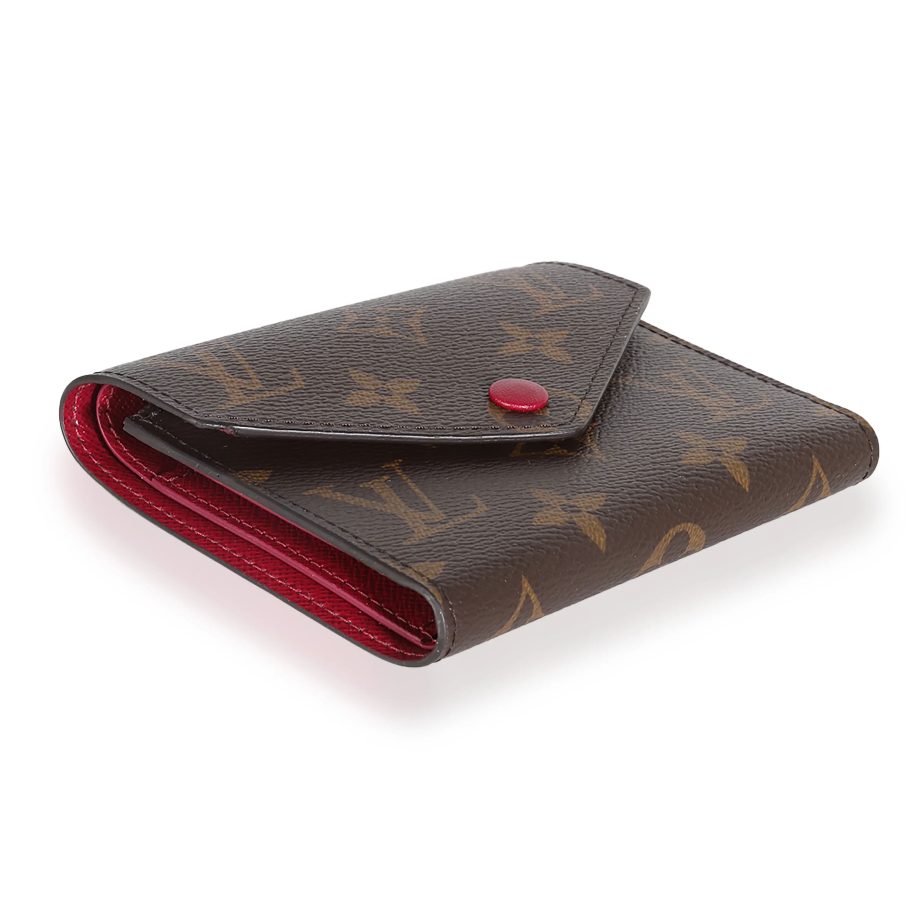 Fuchsia Monogram Canvas Victorine Wallet - Image 6