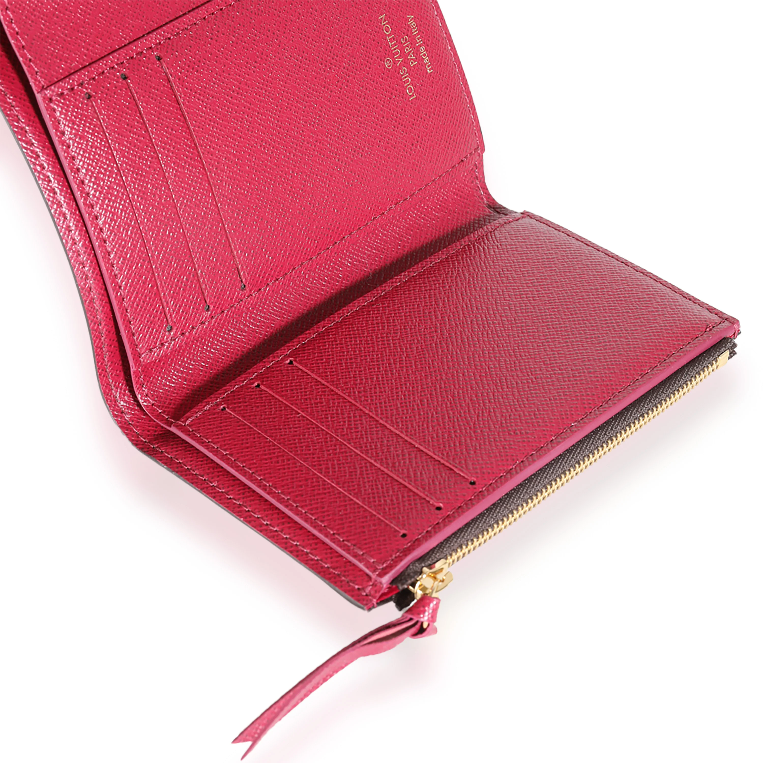 Fuchsia Monogram Canvas Victorine Wallet - Image 8