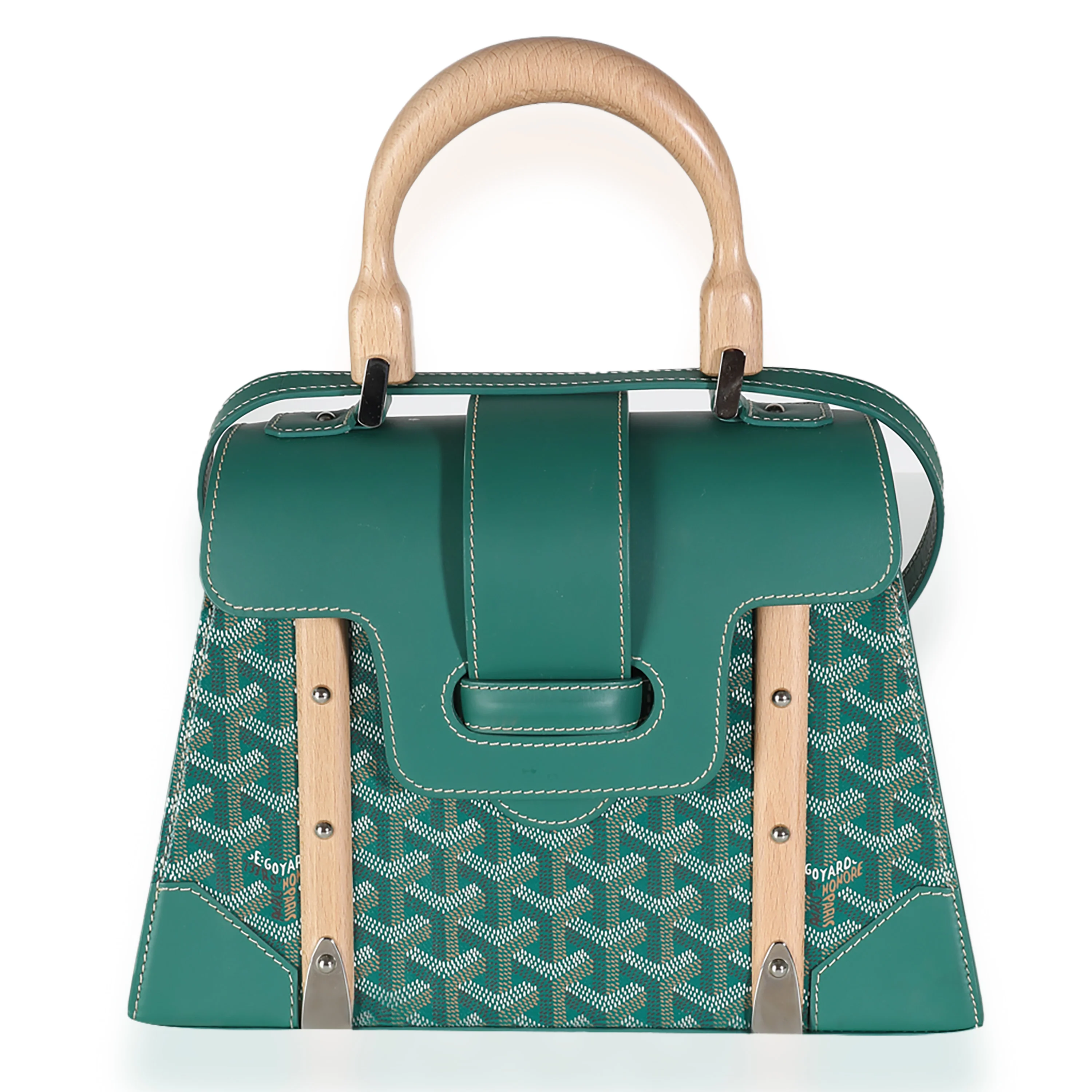 Green Goyardine Canvas Saigon PM