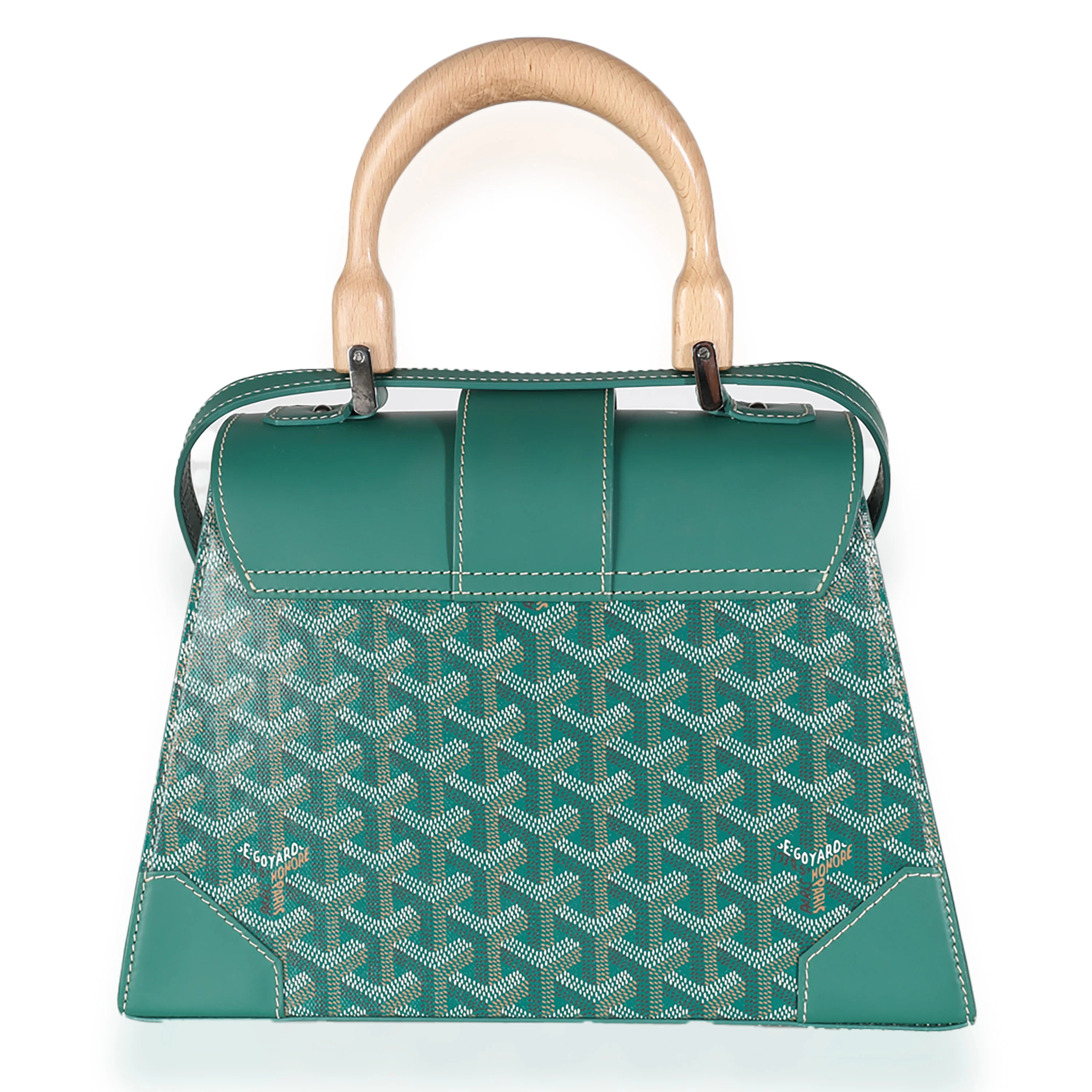 Green Goyardine Canvas Saigon PM - Image 4
