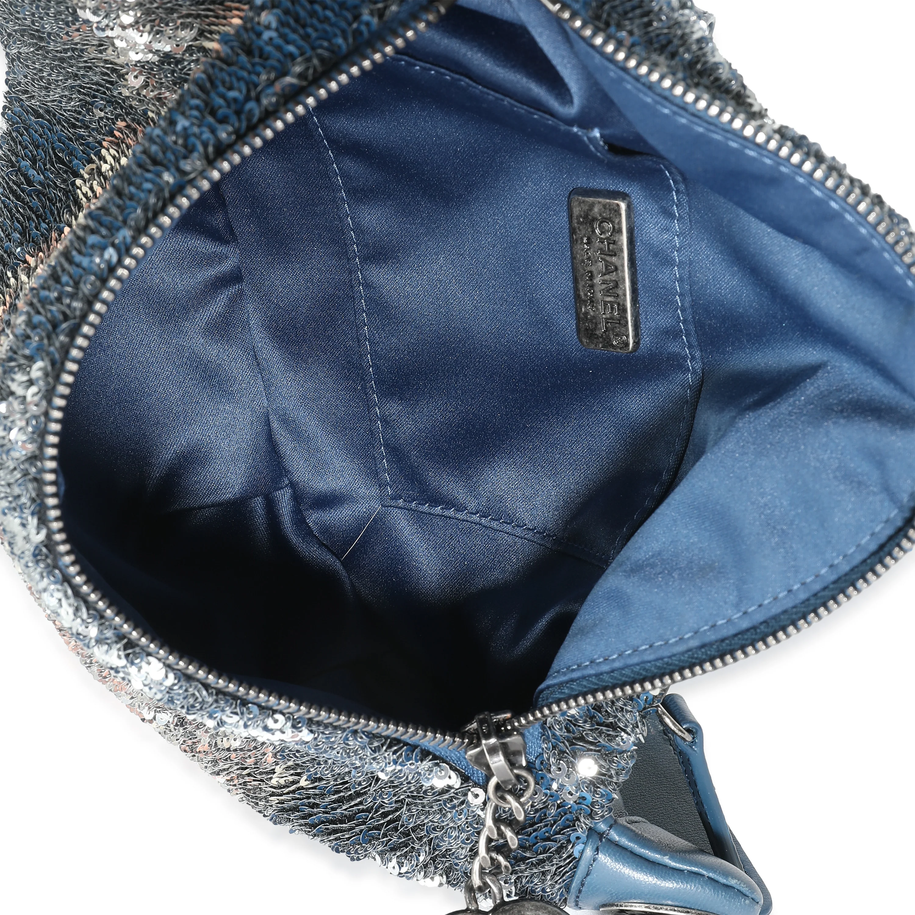 Blue Pink Sequin Coco Cuba Waist Belt Bag - Image 8