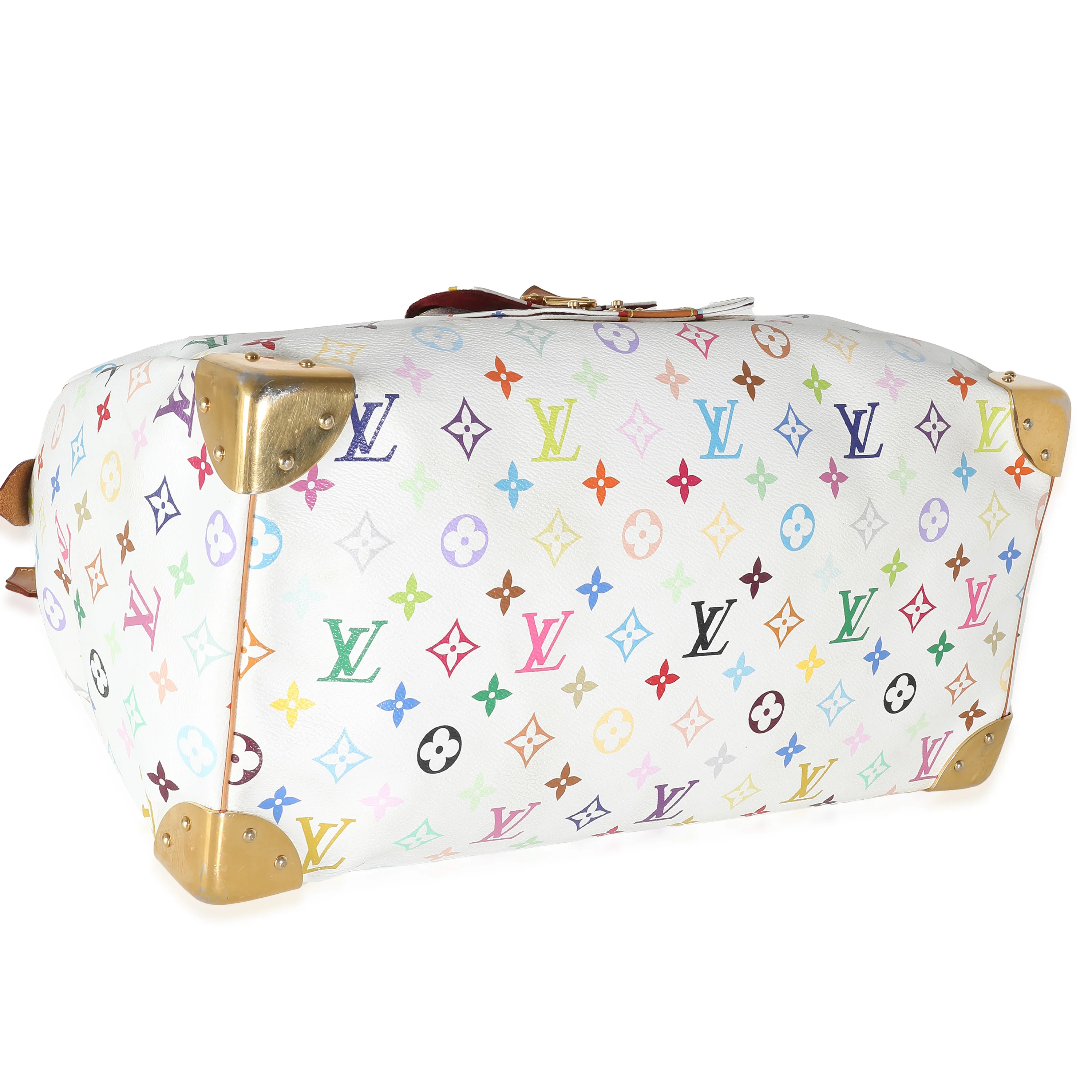 White Multicolor Canvas Speedy 40 - Image 6