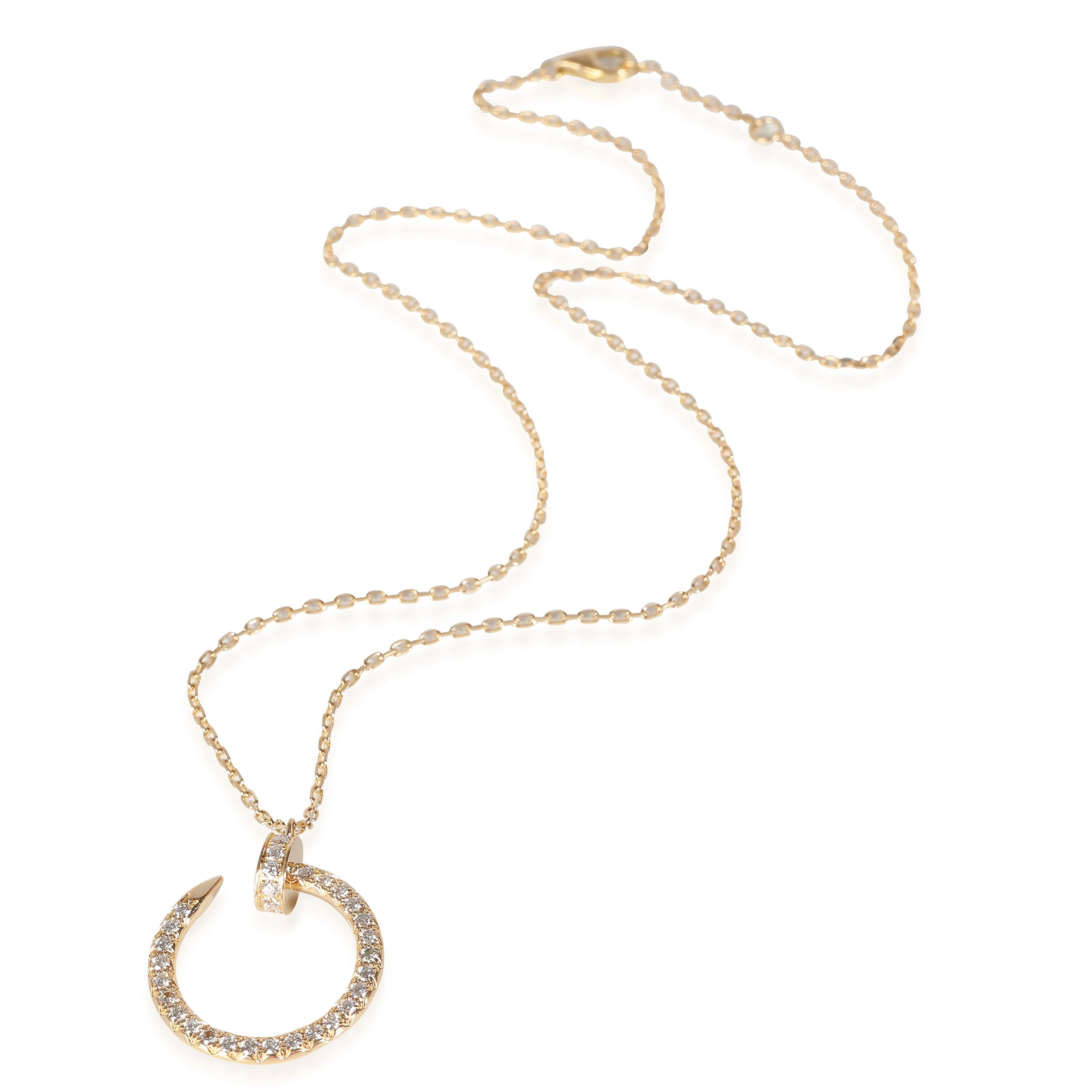 Juste Un Clou Necklace, Diamonds (Yellow Gold) - Image 2