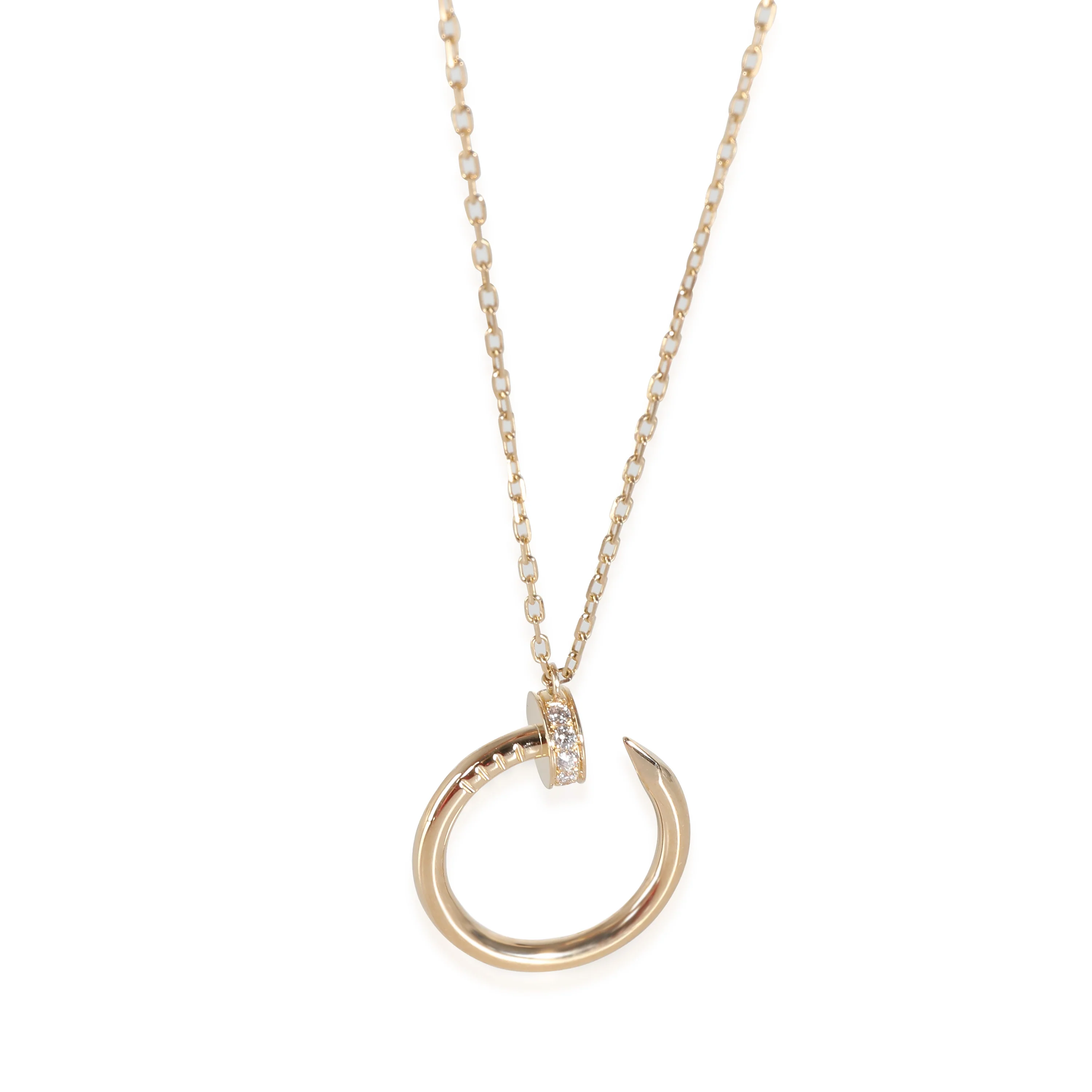 Juste Un Clou Necklace, Diamonds (Yellow Gold) - Image 3