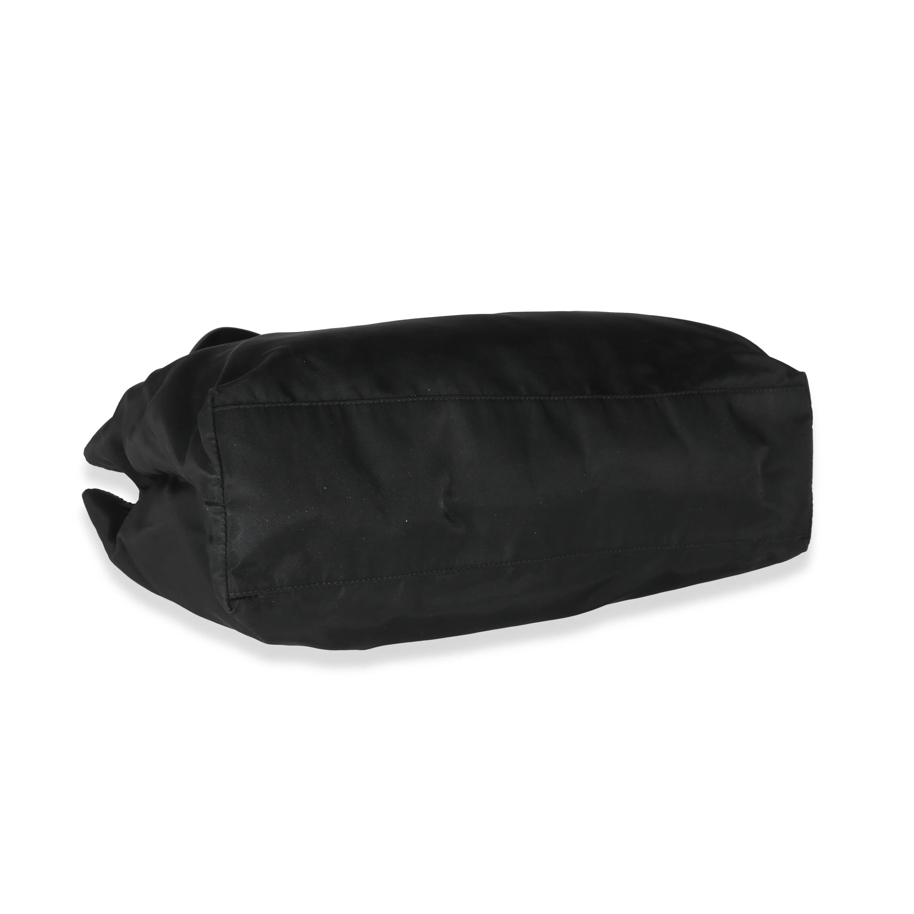 Black Nylon Logo Tote - Image 6