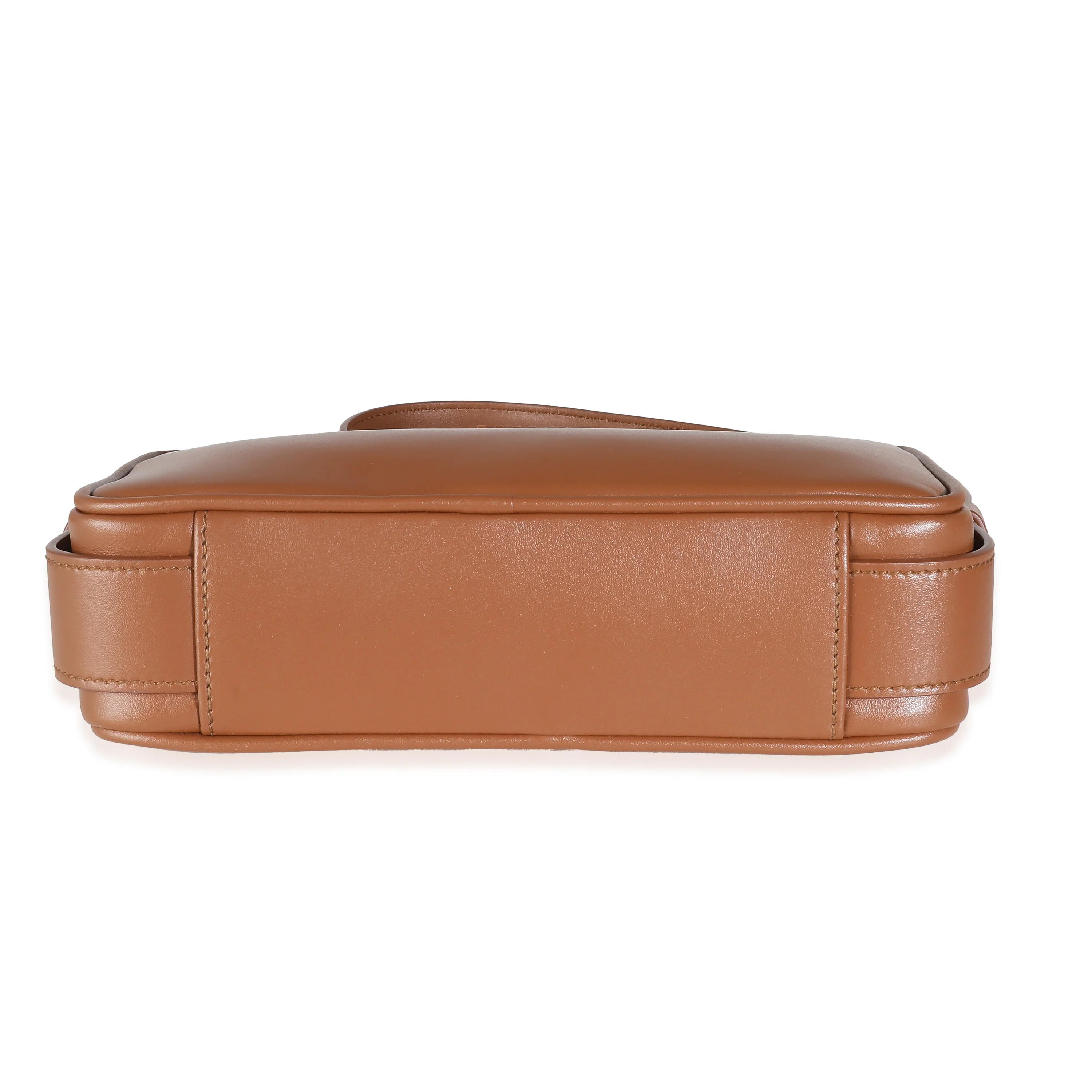 Cognac Calfskin Arcadie Bag - Image 4