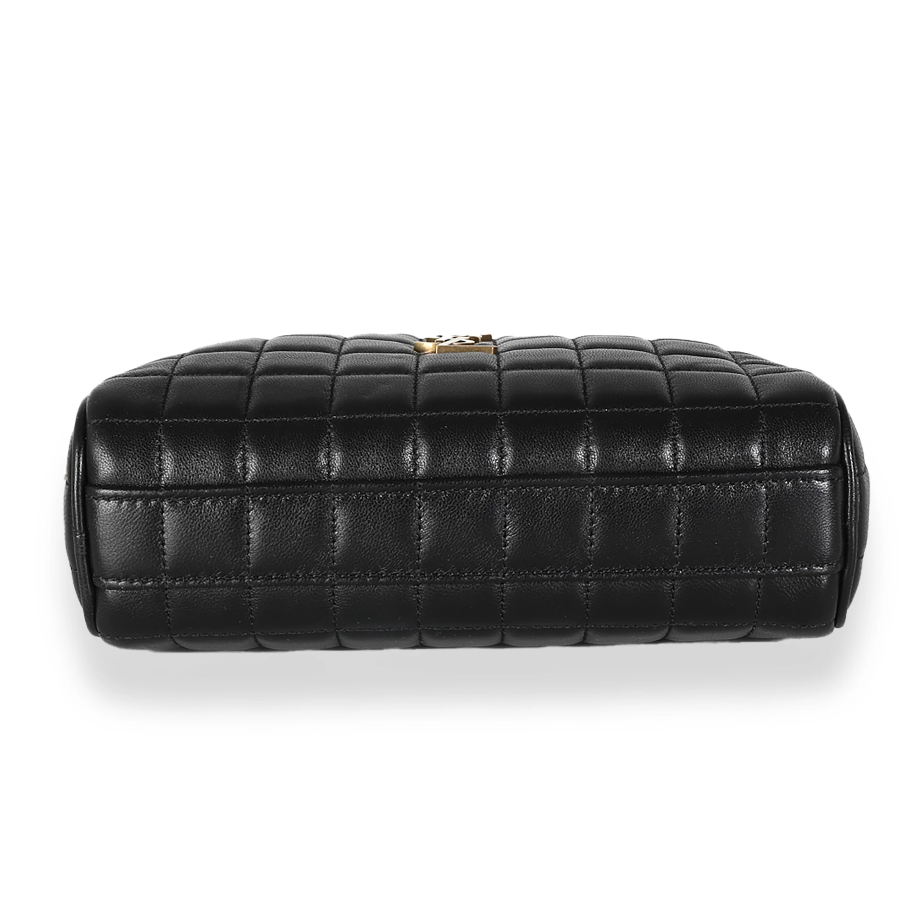 Black Lambskin Cassandre Mini Camera Bag - Image 5