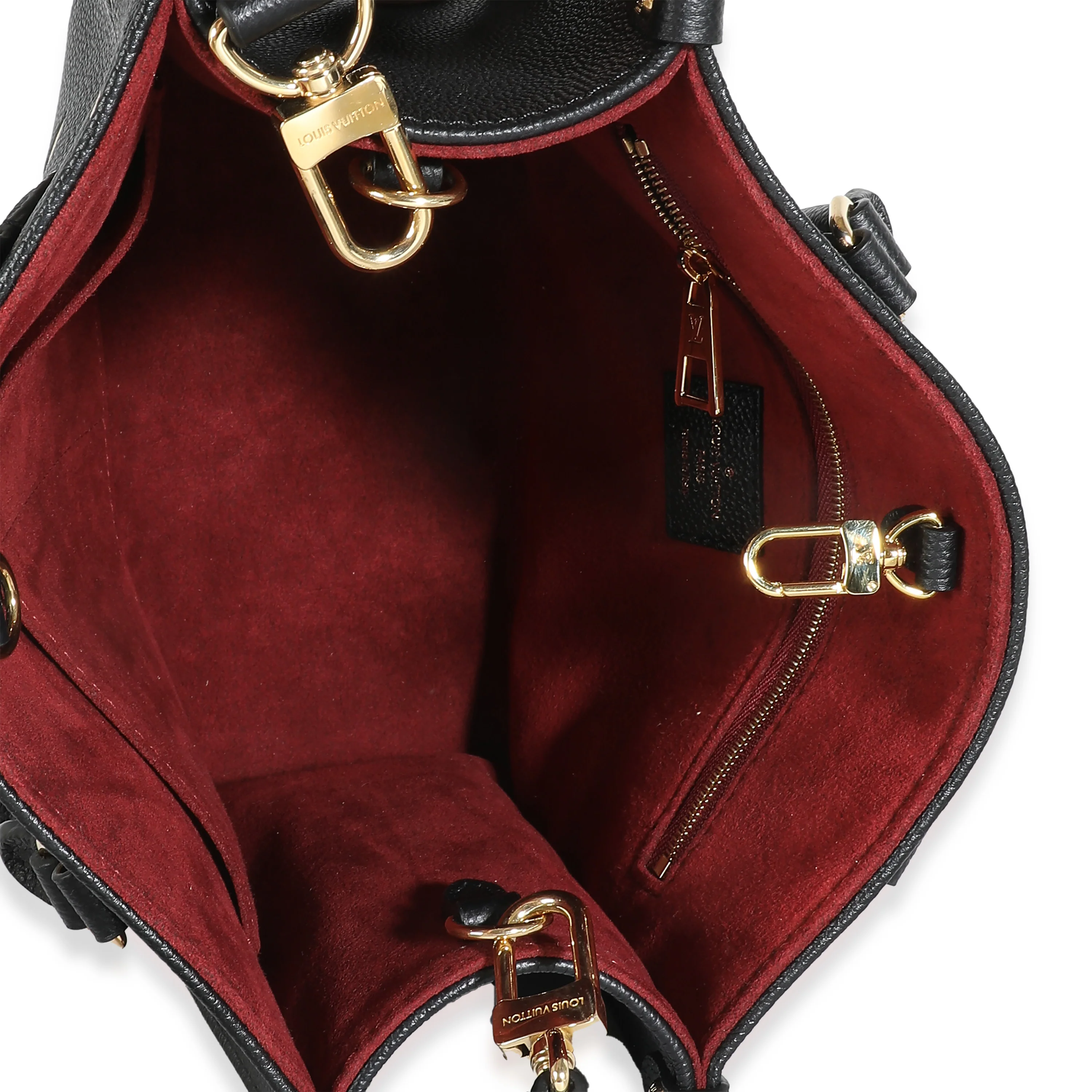 Beige Black Giant Monogram Empreinte Onthego PM - Image 9