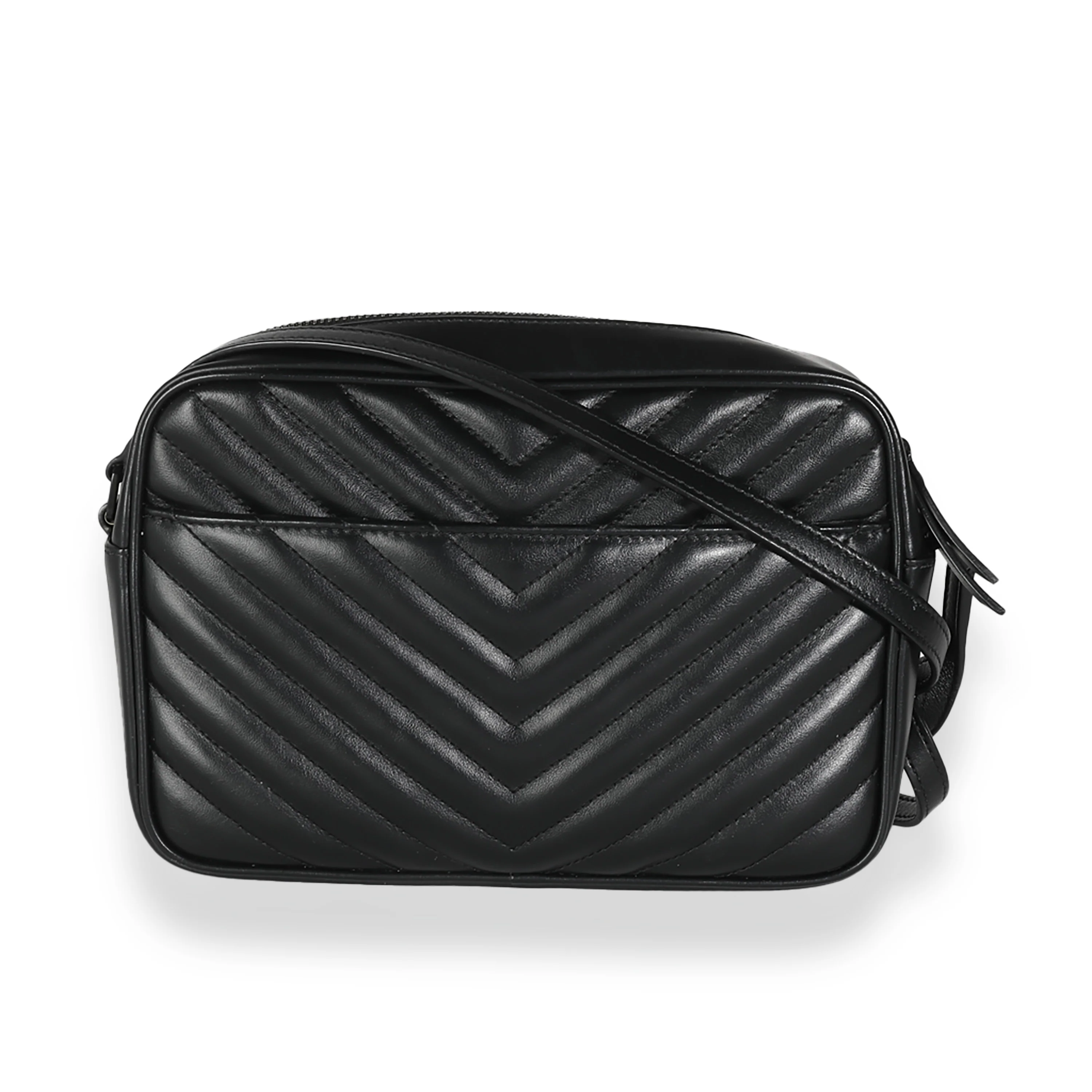 Black Calfskin Matelasse Monogram Lou Camera Bag - Image 4