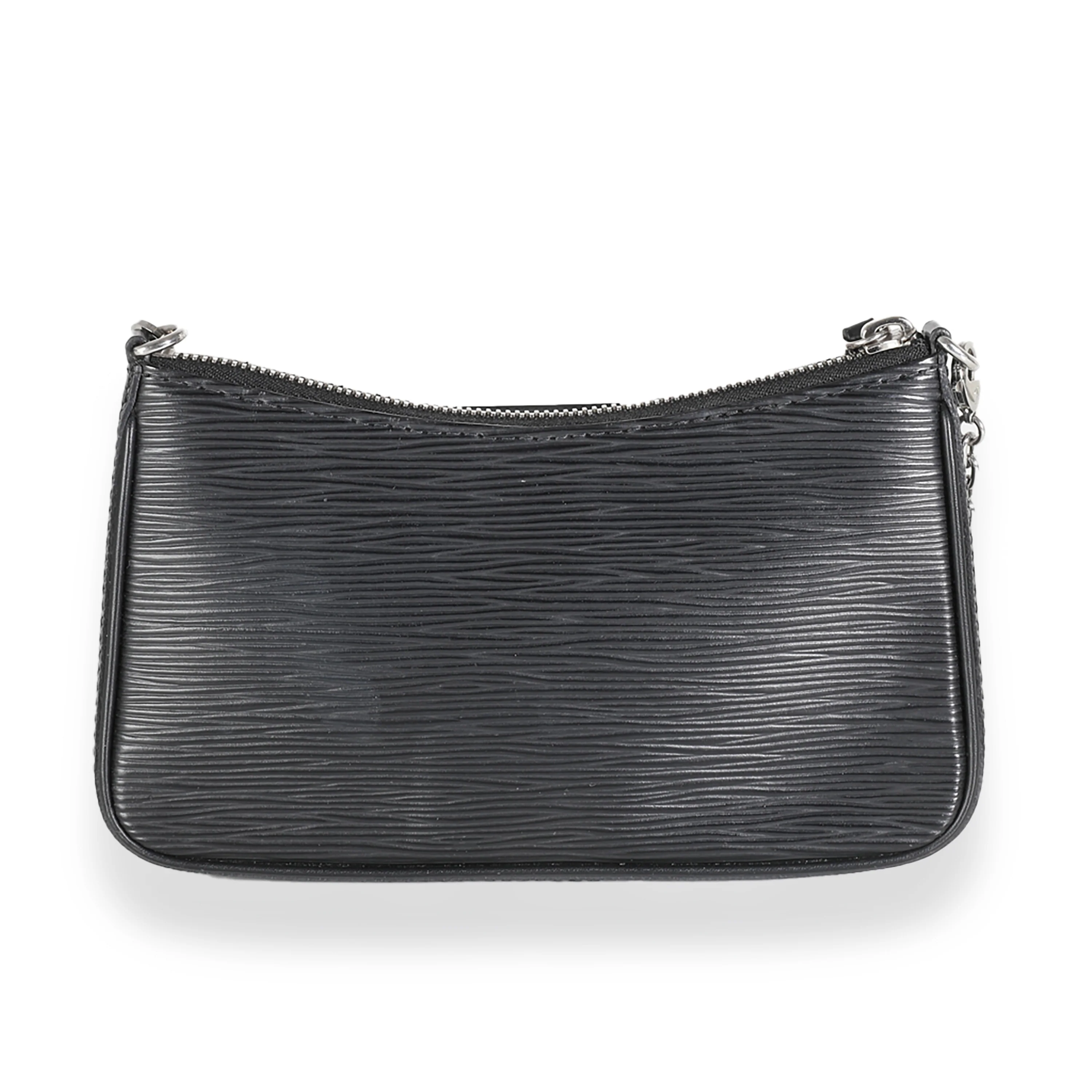 Black Epi Easy Pouch On Strap - Image 4