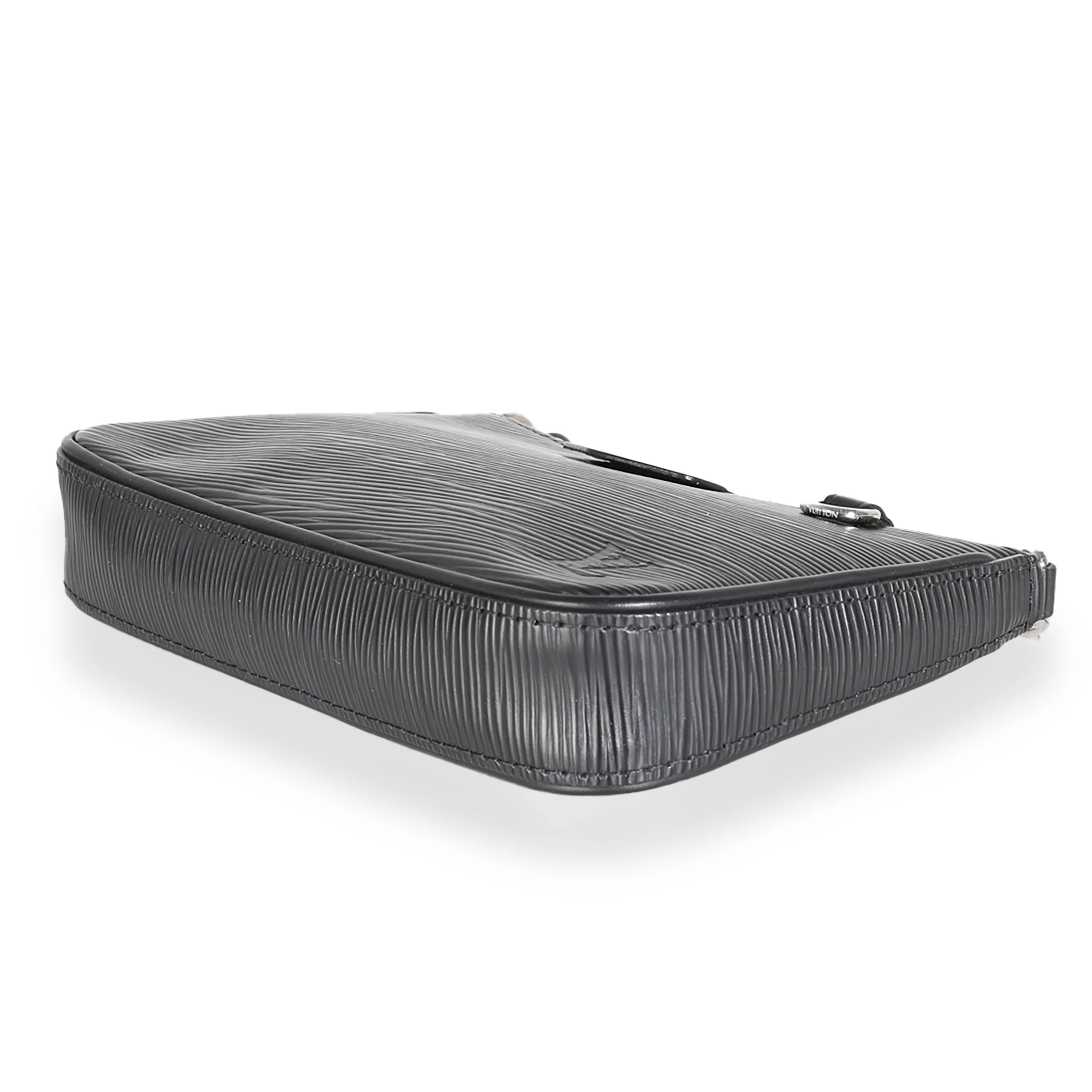 Black Epi Easy Pouch On Strap - Image 7