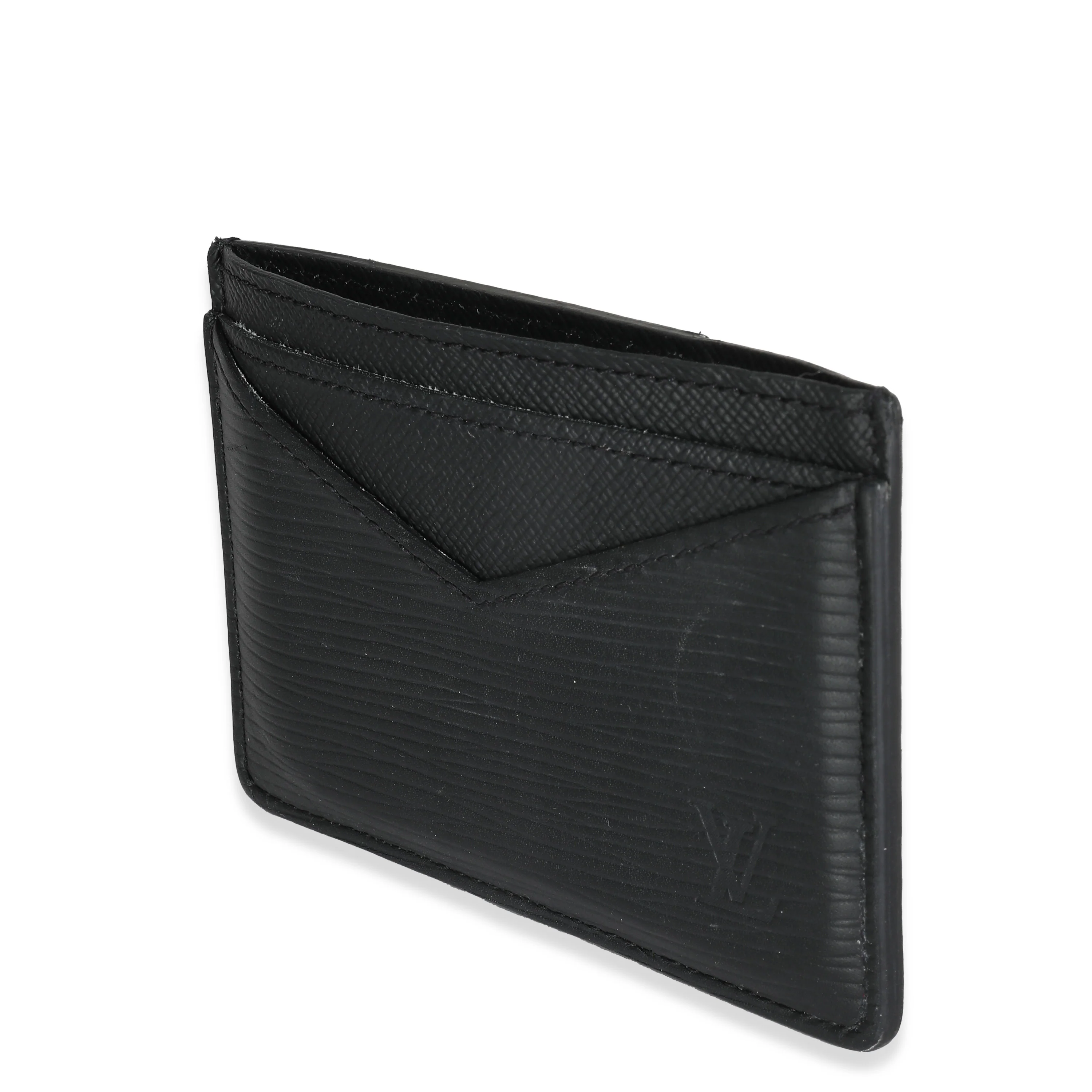 Black Epi Neo Card Holder - Image 2