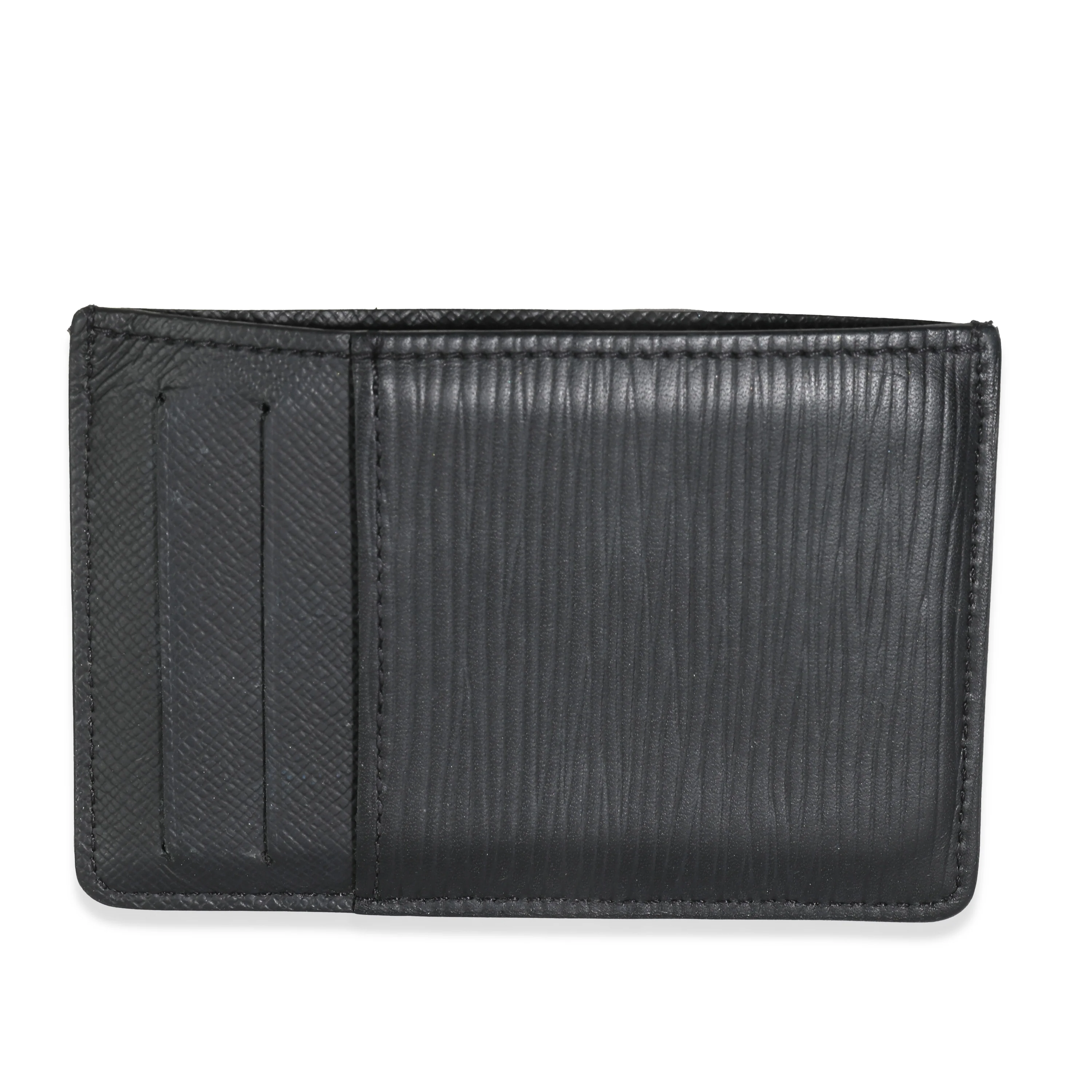 Black Epi Neo Card Holder - Image 4