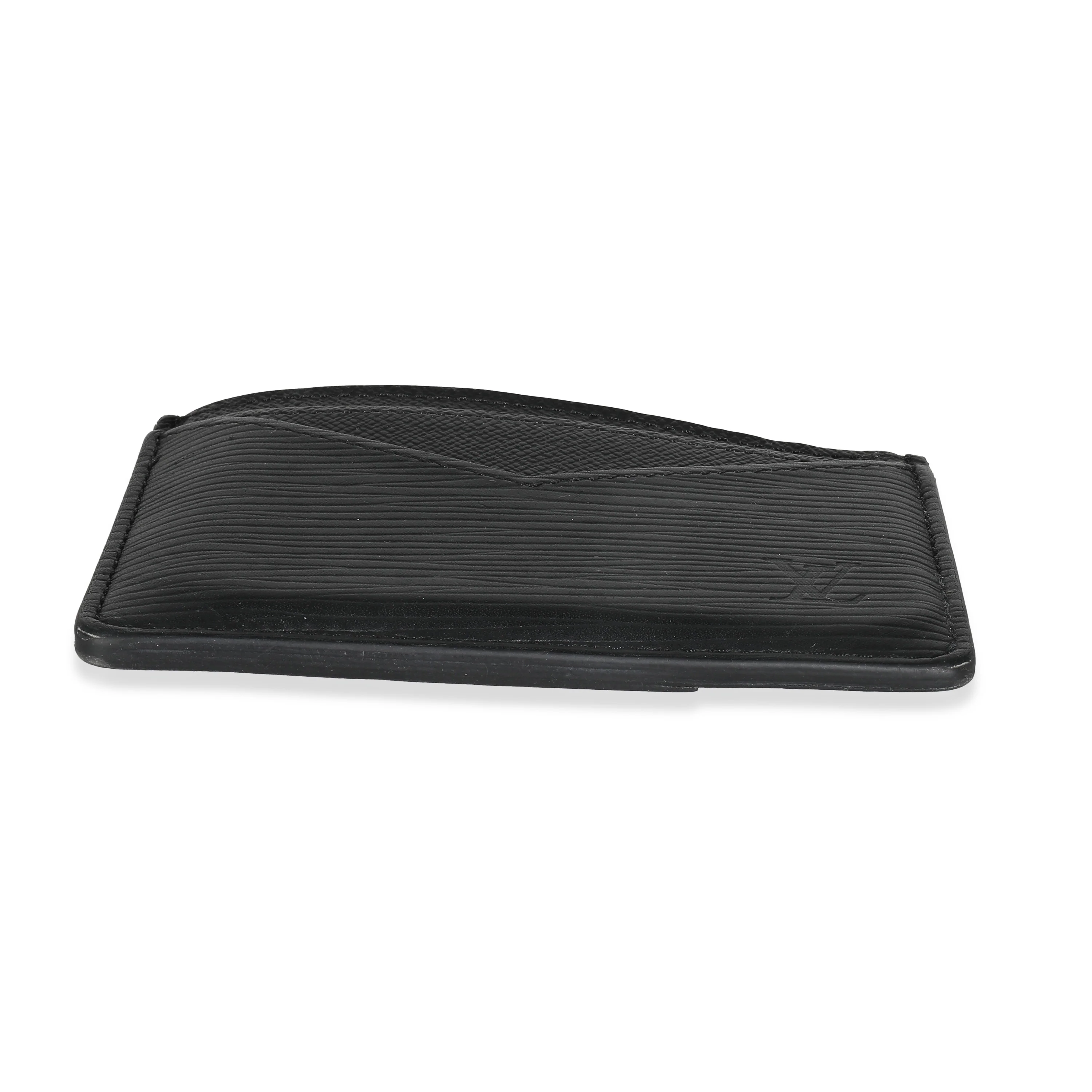 Black Epi Neo Card Holder - Image 5