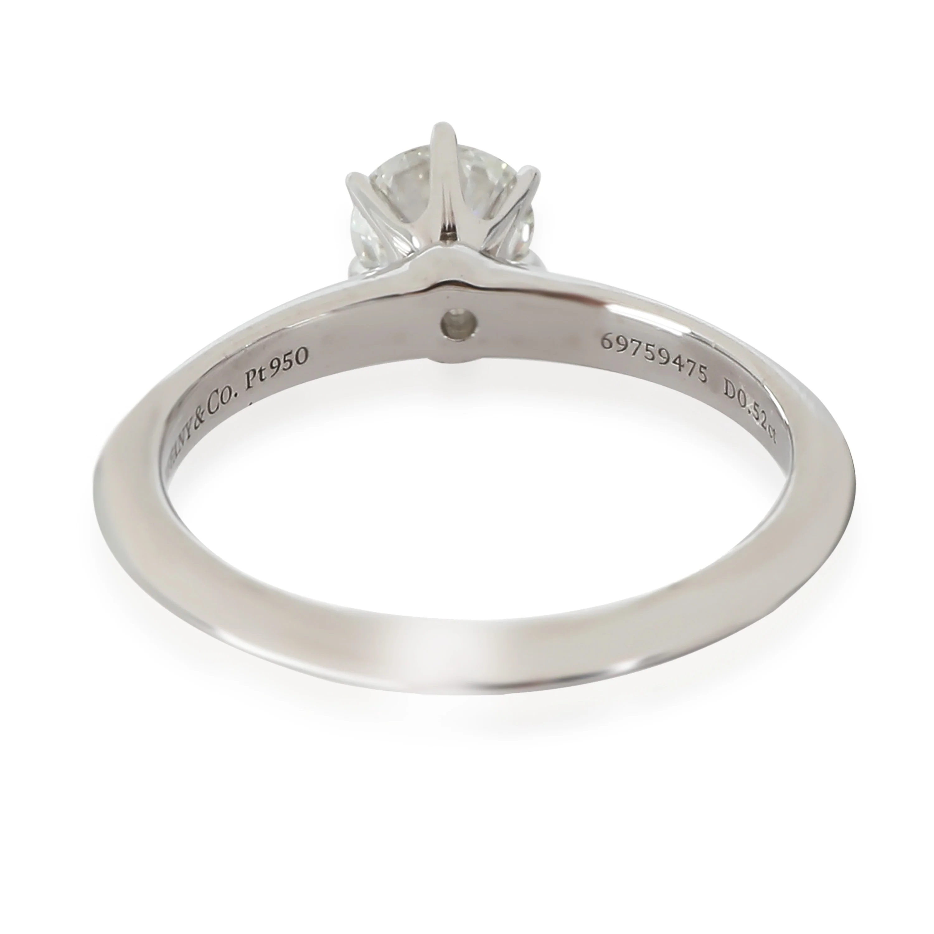 Diamond Engagement Ring in Platinum G VS1 0.52 CTW - Image 4