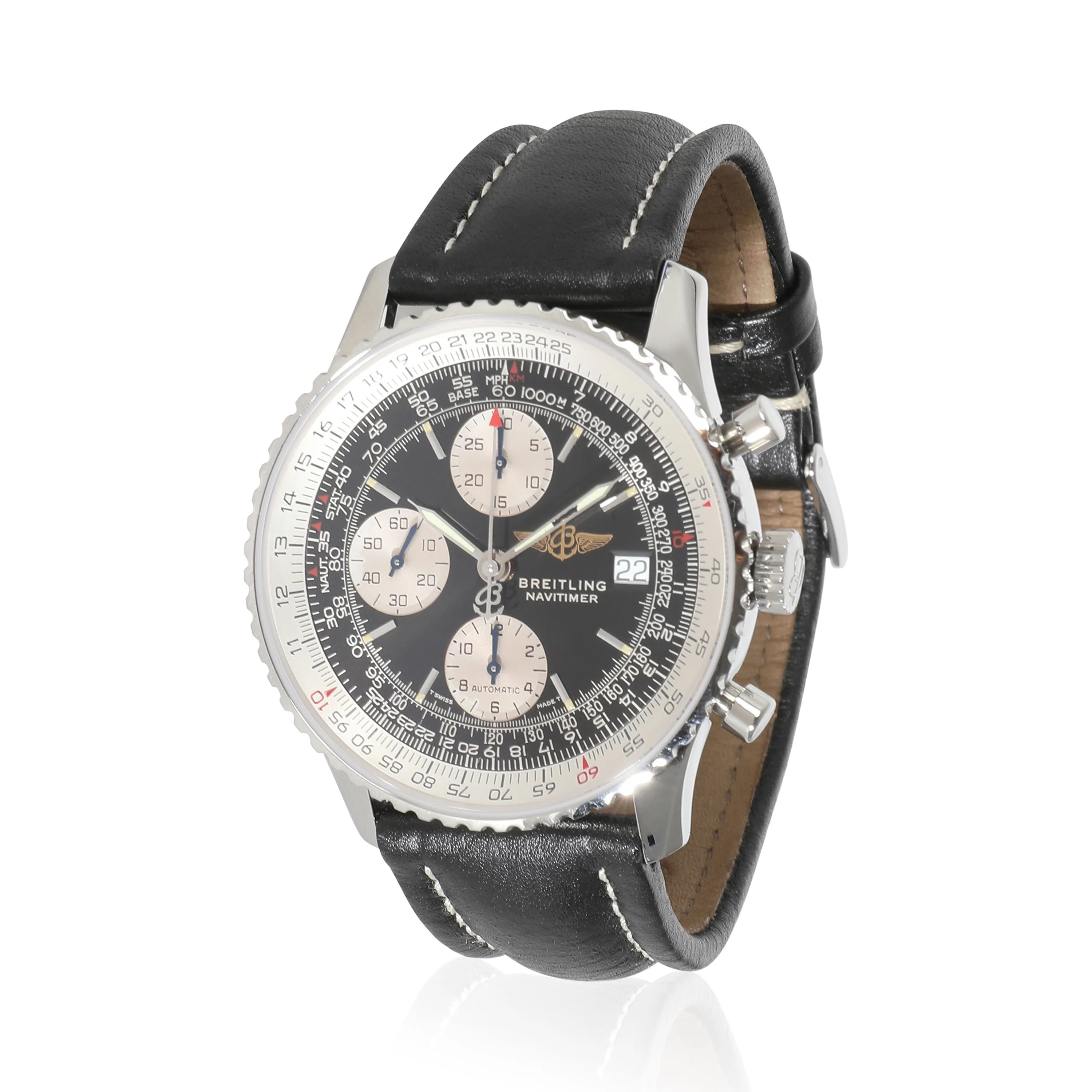 Old Navitimer II A13022 Mens Watch in Stainless Steel
