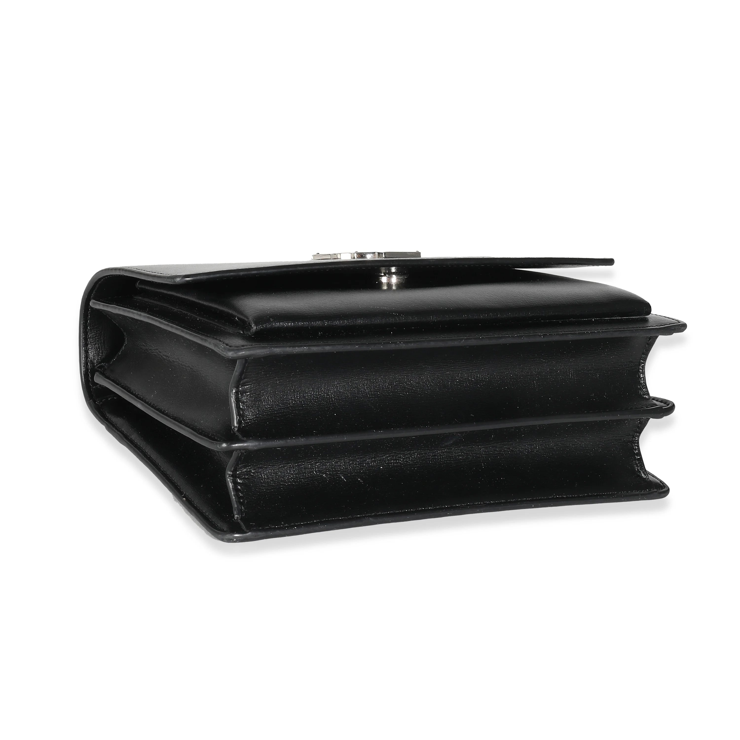 Black Calfskin Medium Monogram Sunset - Image 6