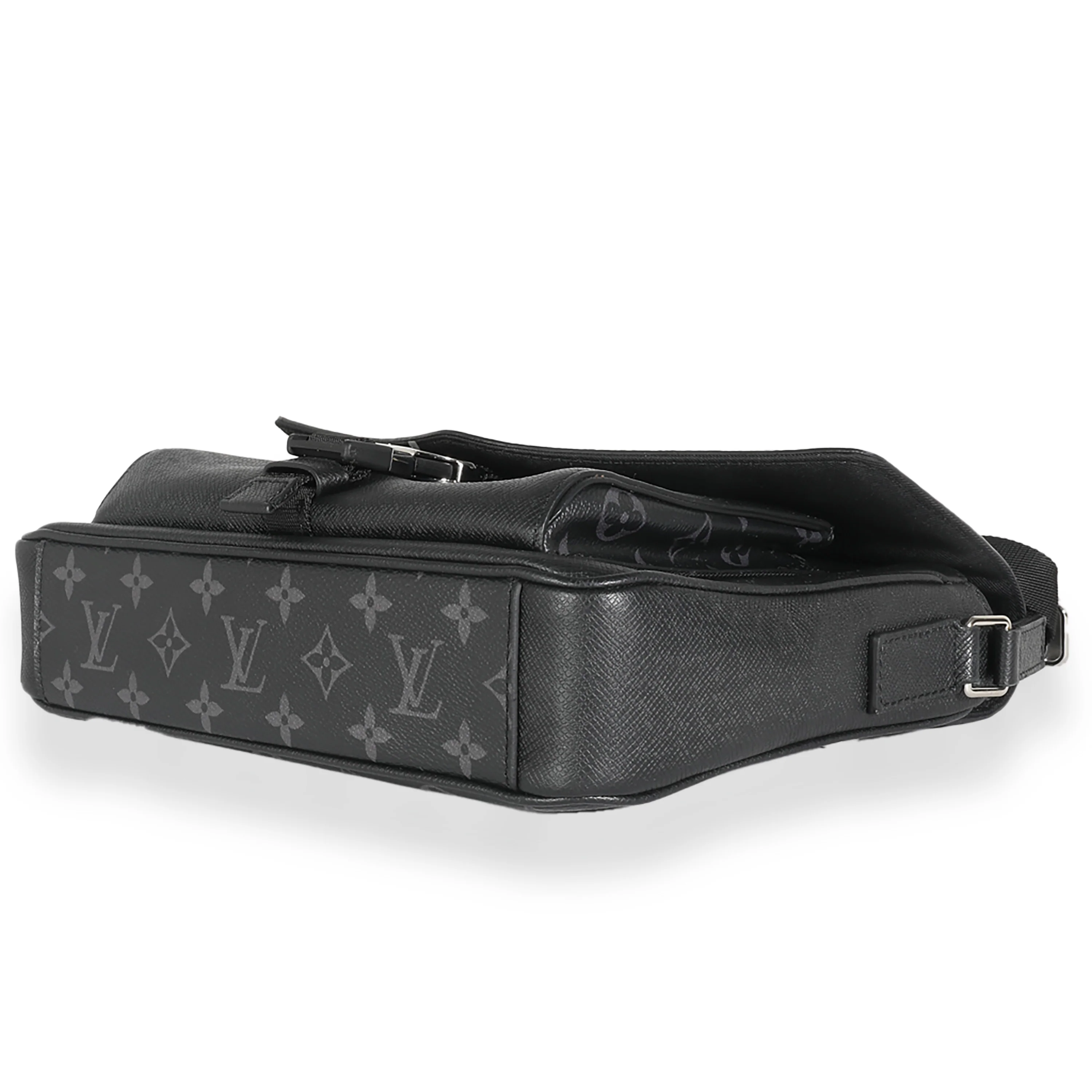 Black Taigarama Monogram Eclipse Outdoor Flap Messenger - Image 7