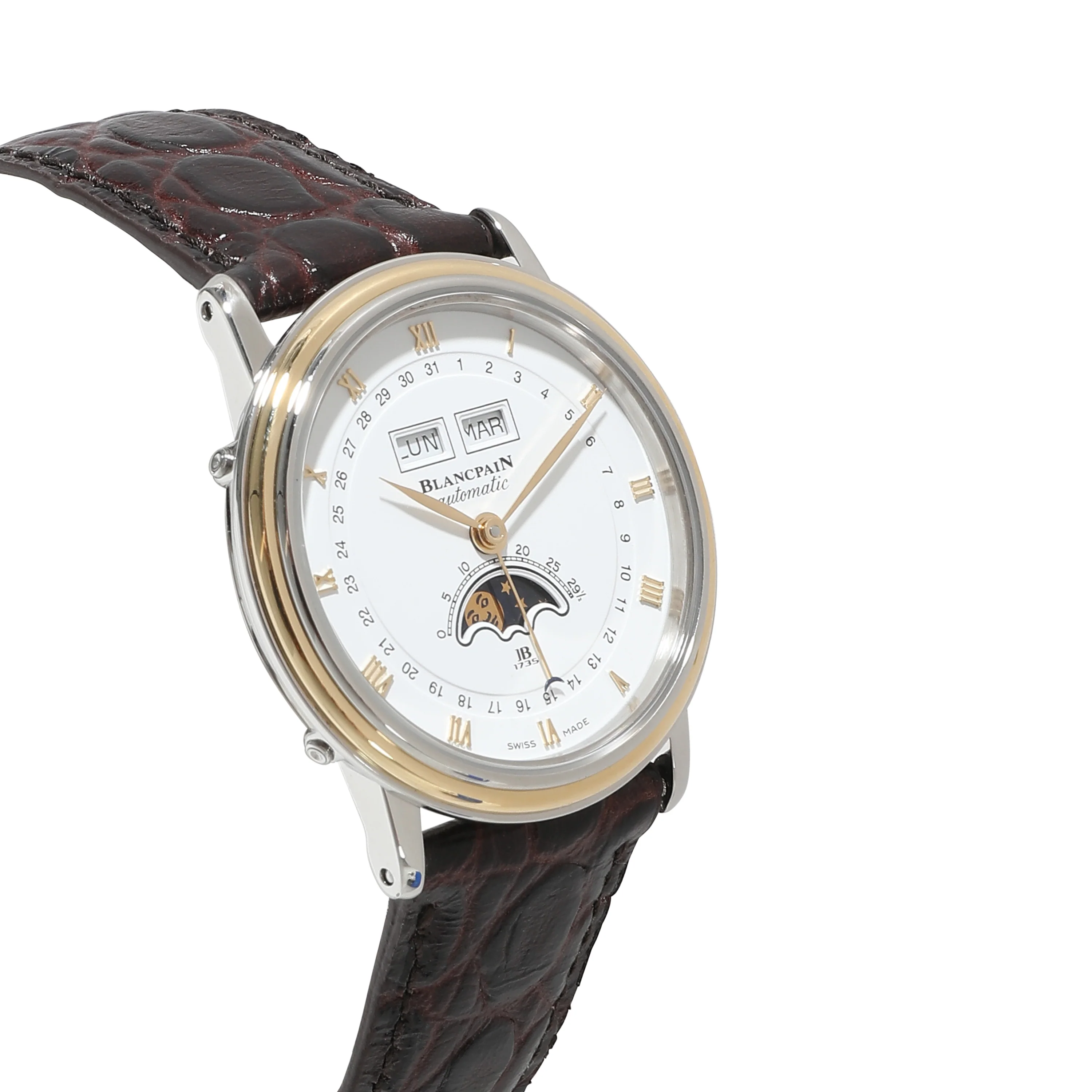 Villeret 6553-1127-A55 Unisex Watch in 18kt Stainless Steel/Yellow Gol - Image 2