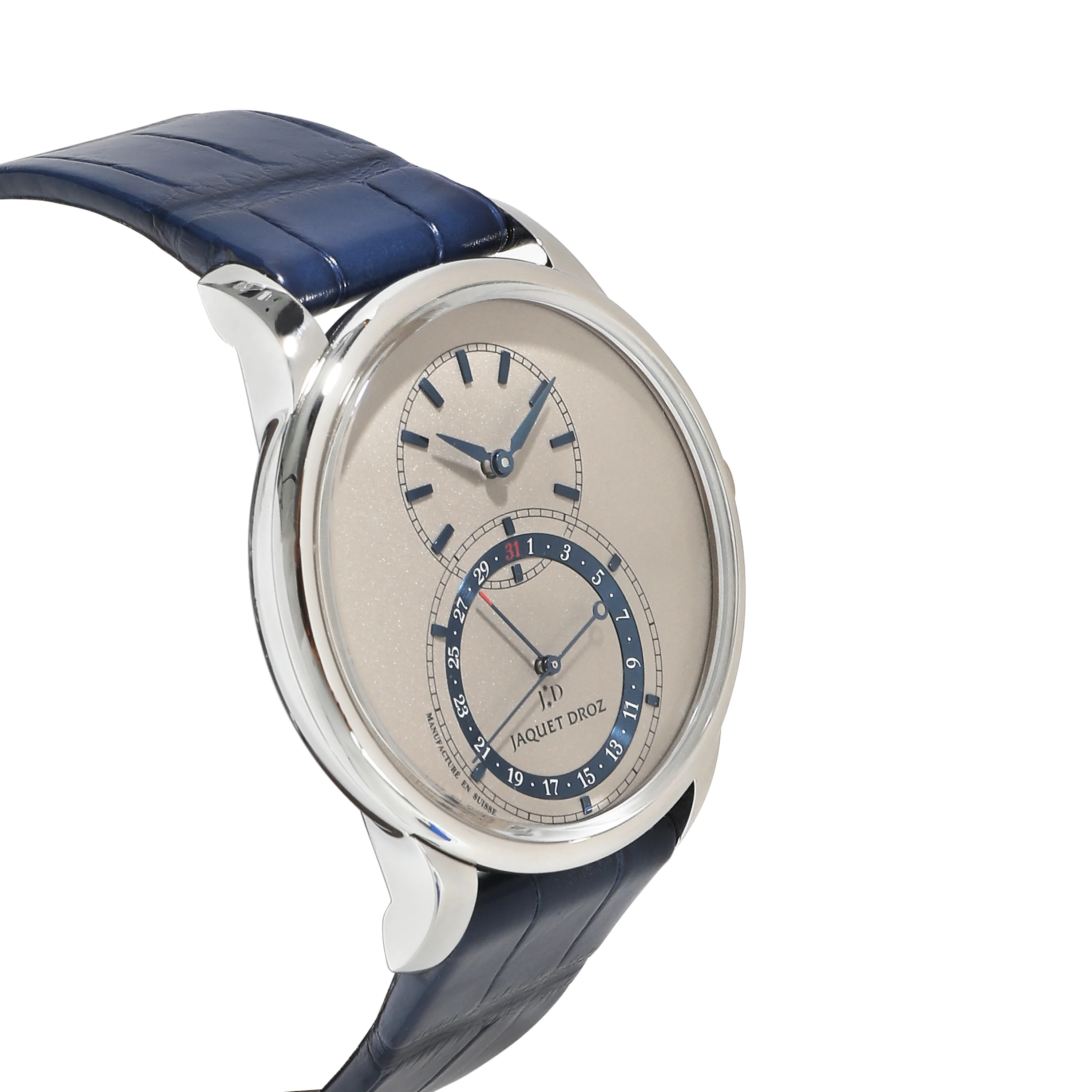 Jacquet Droz Grande Seconde Quantieme J007020350 Mens Watch in Stainless Steel - Image 2