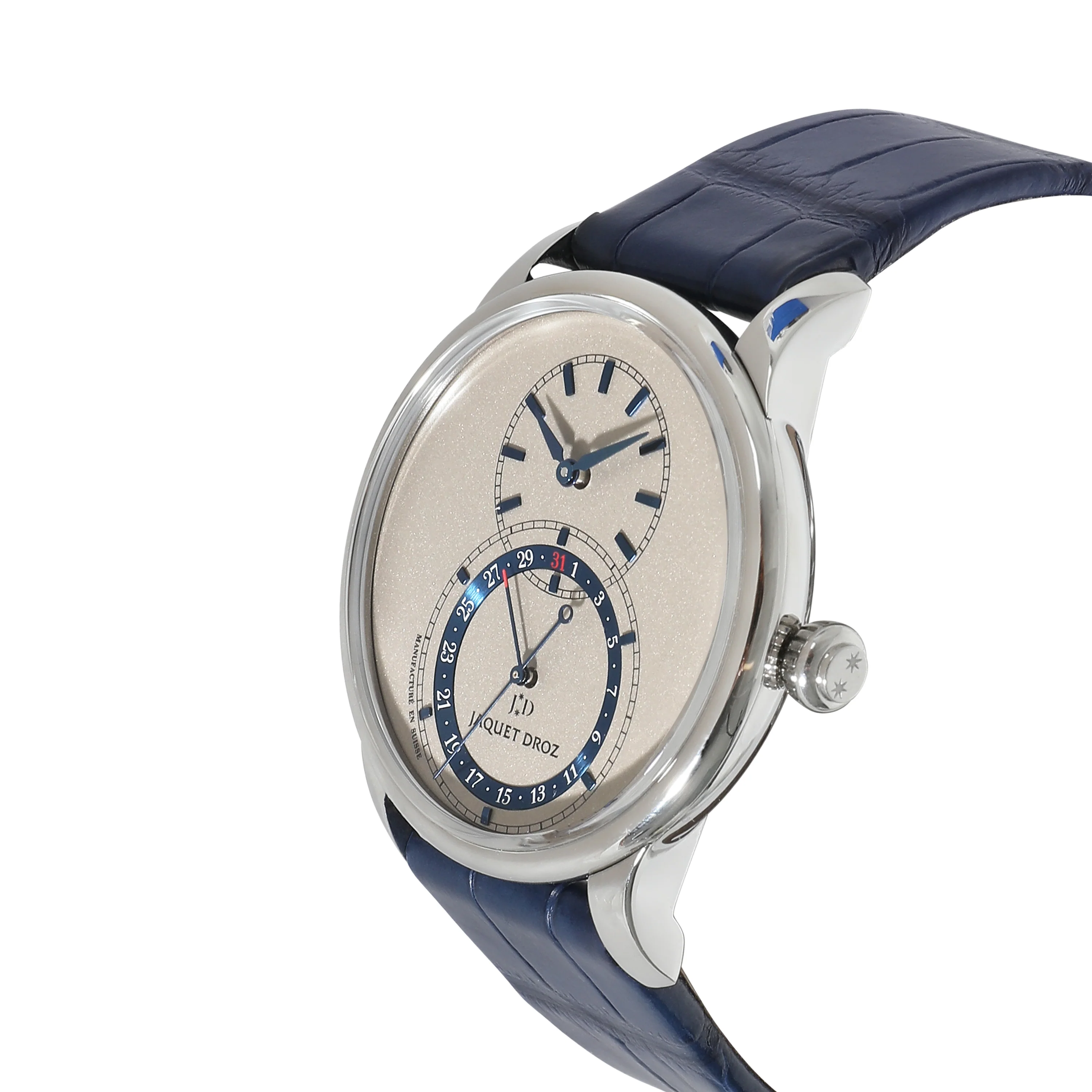 Jacquet Droz Grande Seconde Quantieme J007020350 Mens Watch in Stainless Steel - Image 3