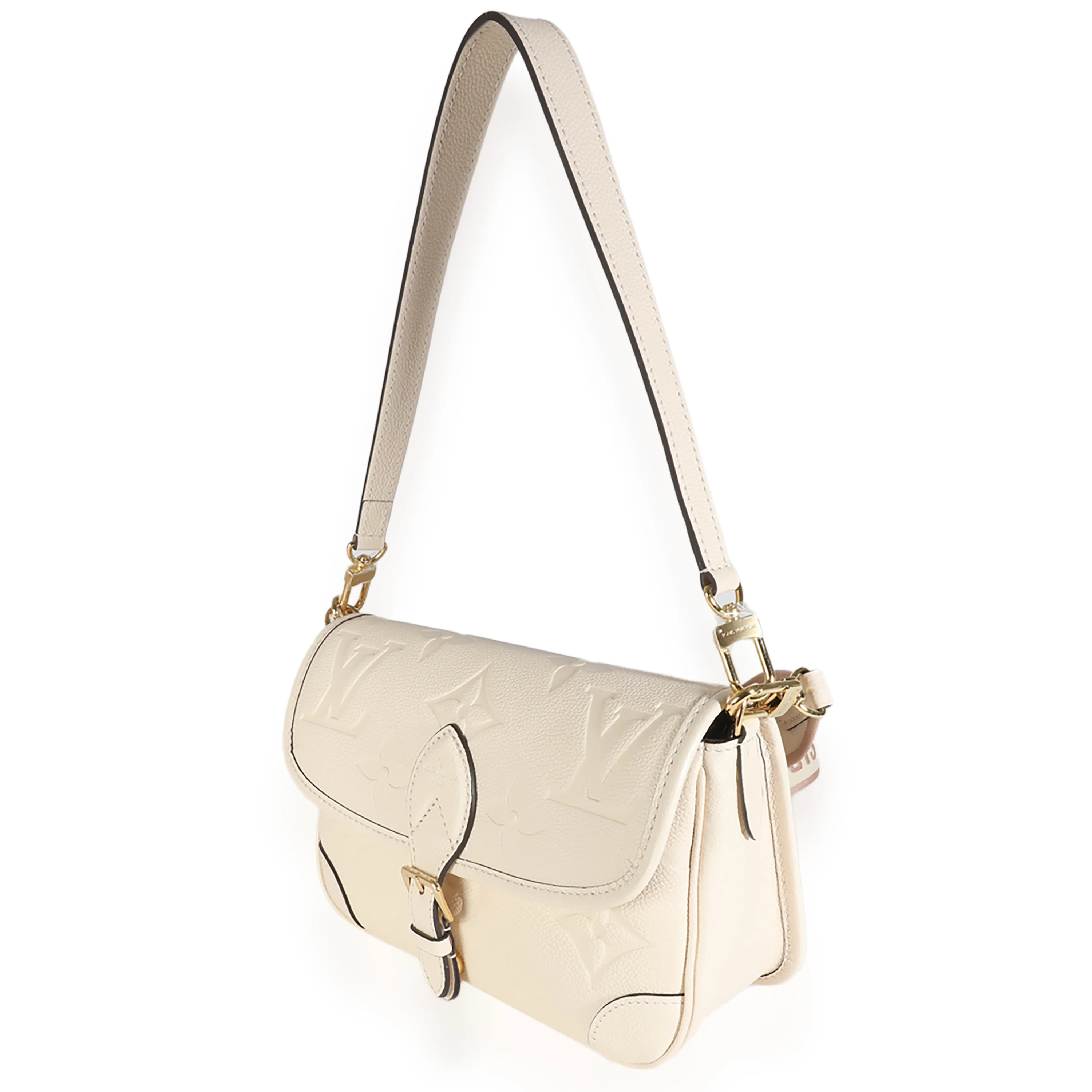 Cream Giant Monogram Empreinte Diane - Image 2