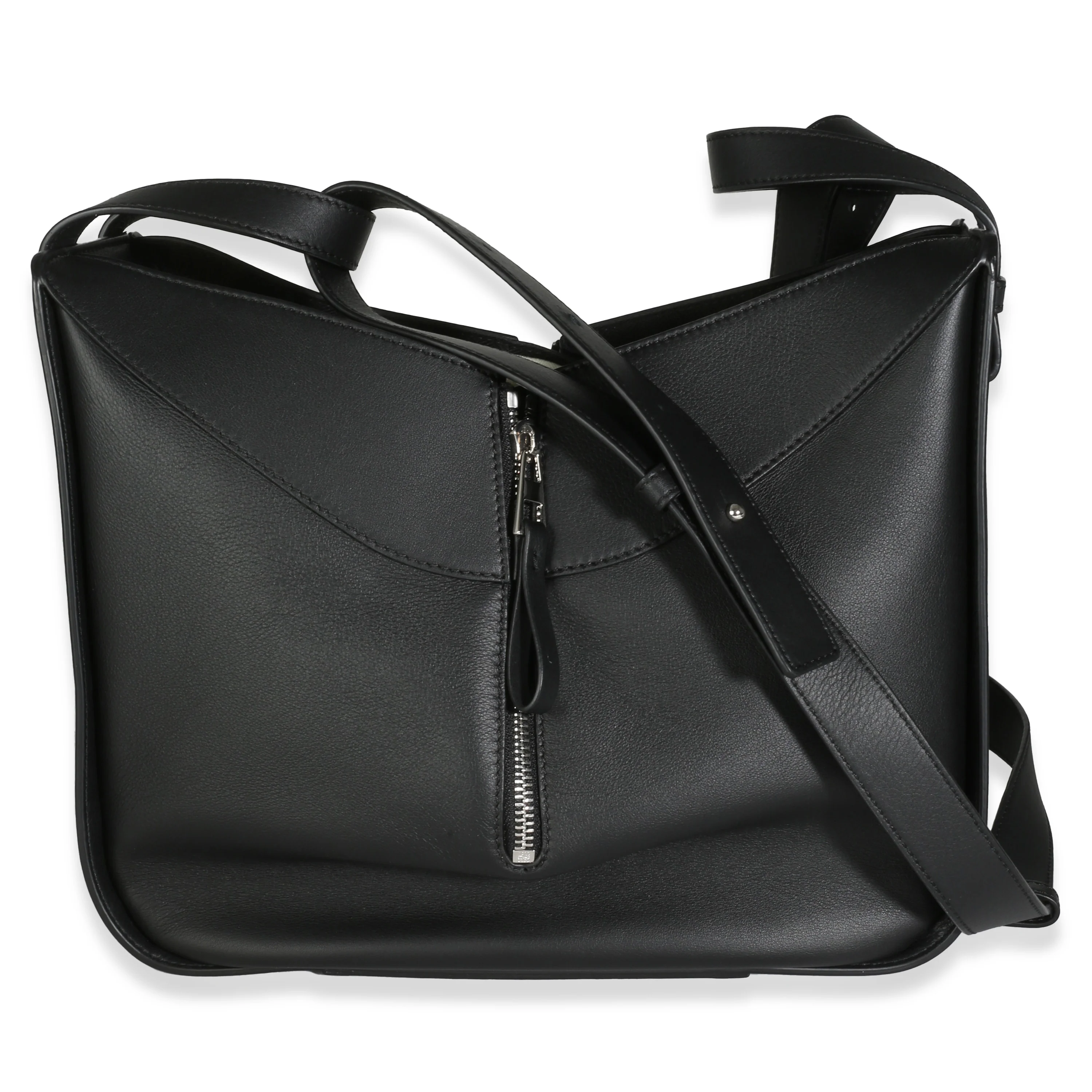 Black Calfskin Small Hammock Bag - Image 4