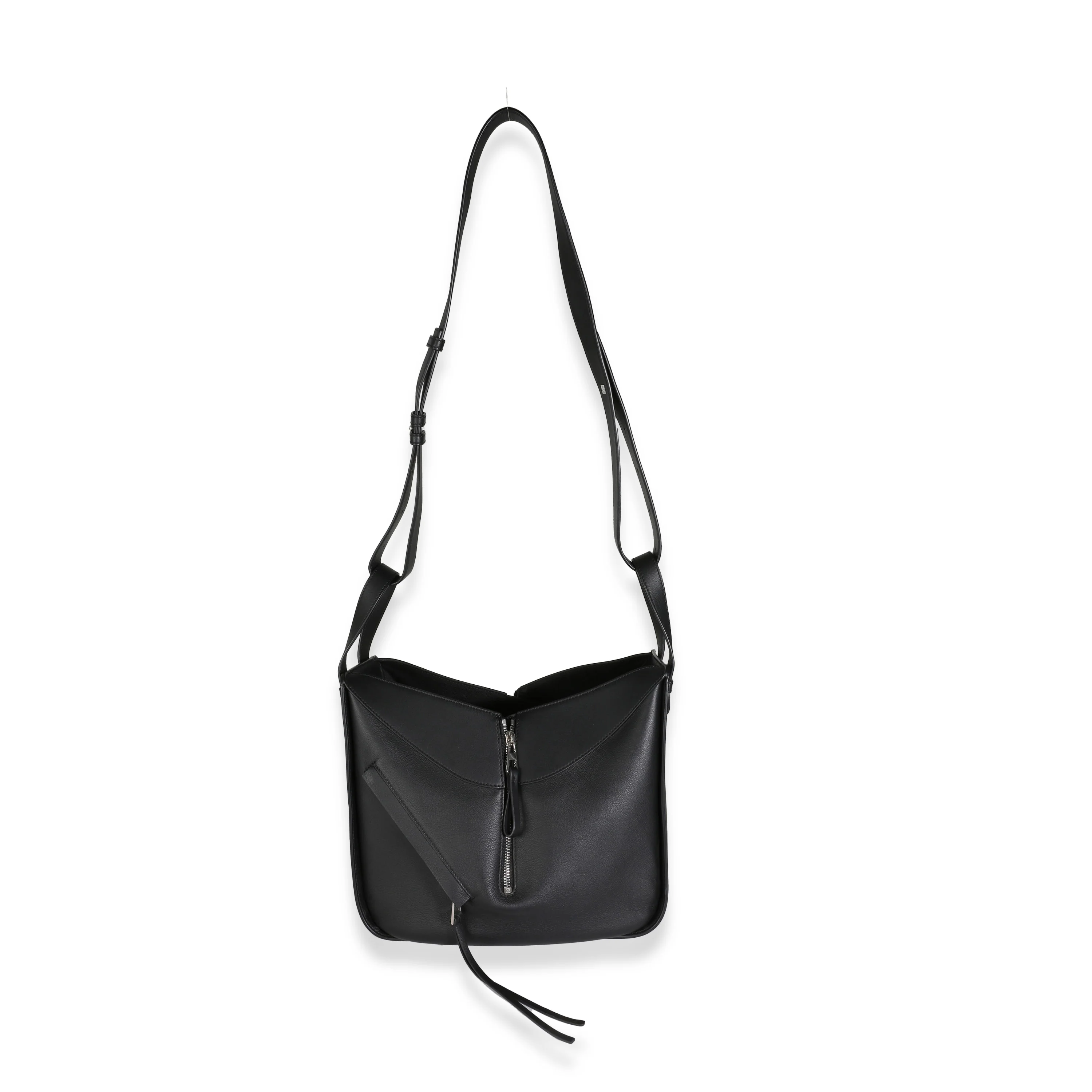 Black Calfskin Small Hammock Bag - Image 5