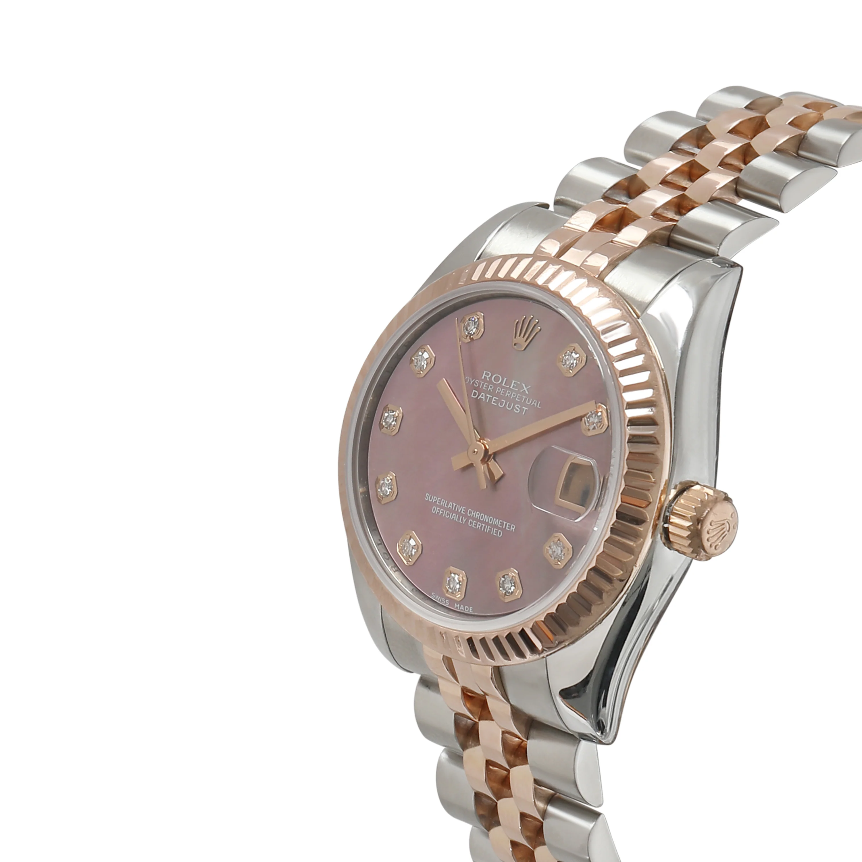 Datejust 178271 Unisex Watch in 18kt Stainless Steel/Rose Gold - Image 3