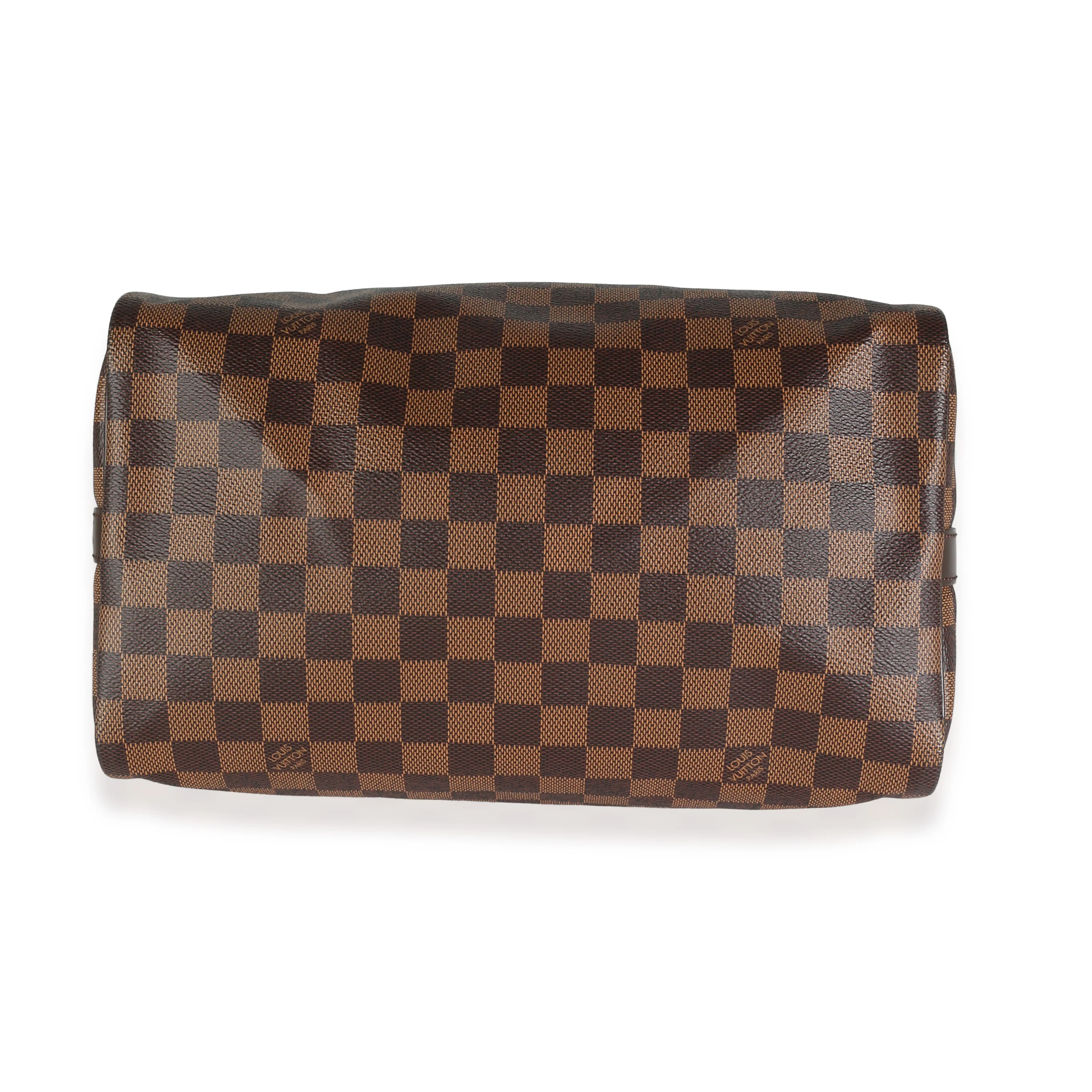 Damier Ebene Canvas Speedy Bandouliere 30 - Image 5