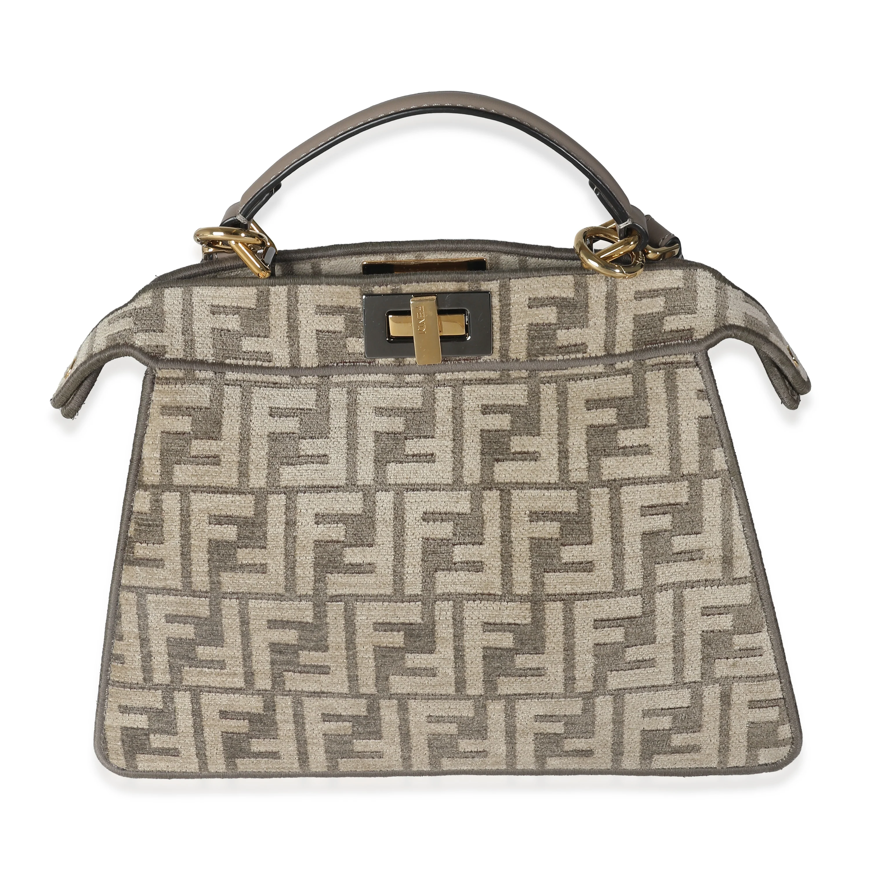 Tortora Nuvola Chenille Vitello Seta FF Small IseeU Peekaboo