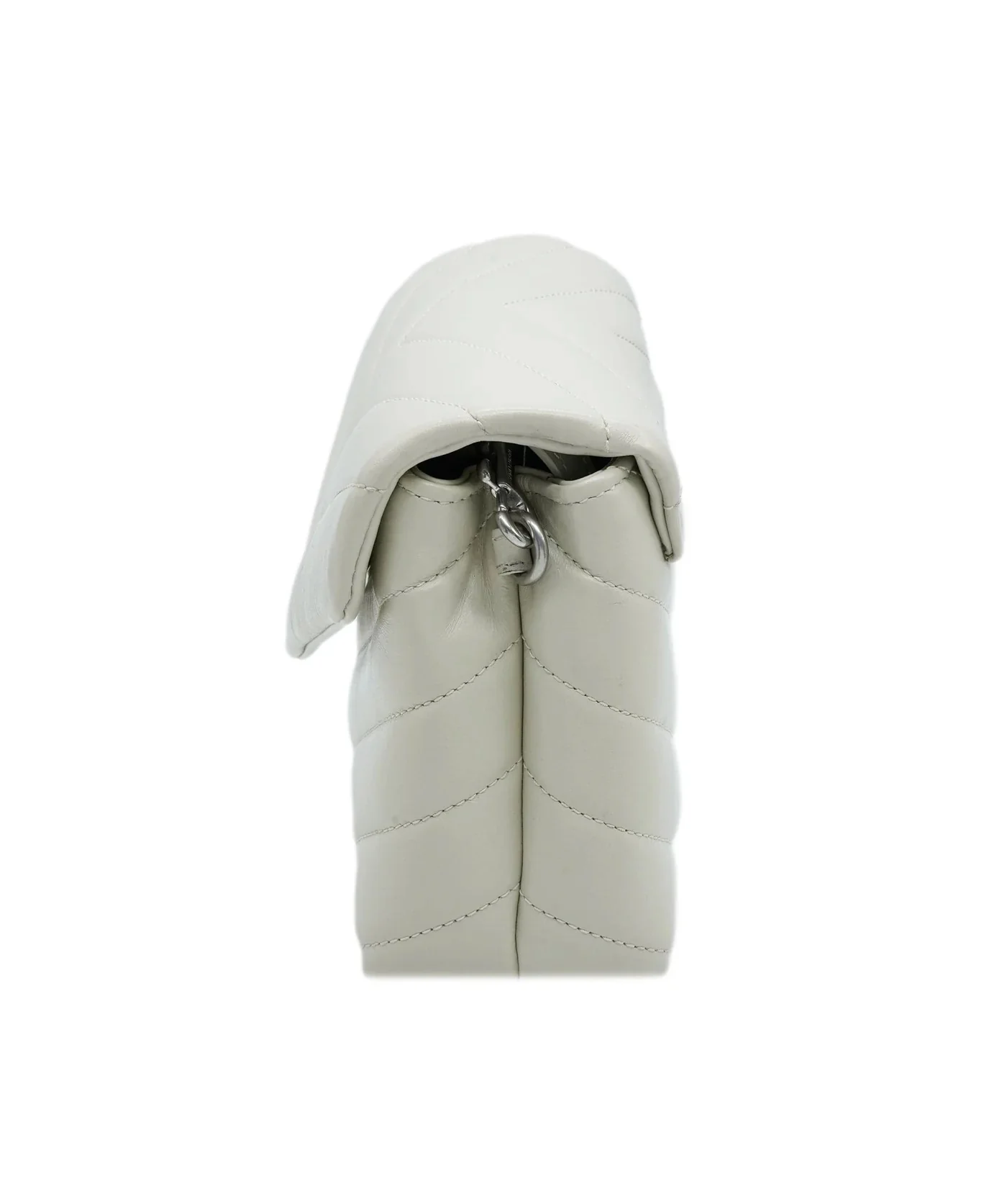 Blanc Vintage Calfskin Toy Loulou Bag - Image 2