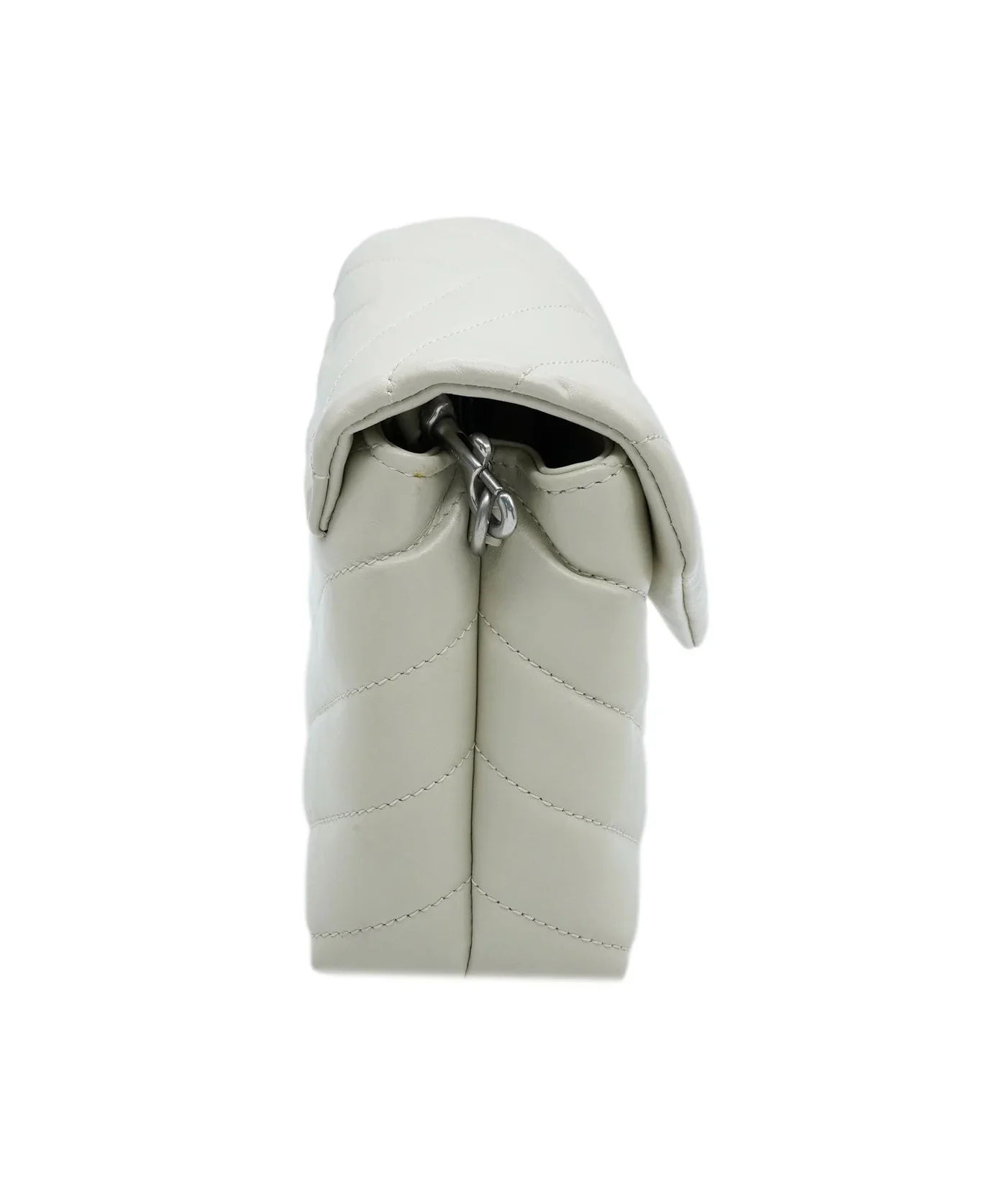 Blanc Vintage Calfskin Toy Loulou Bag - Image 3