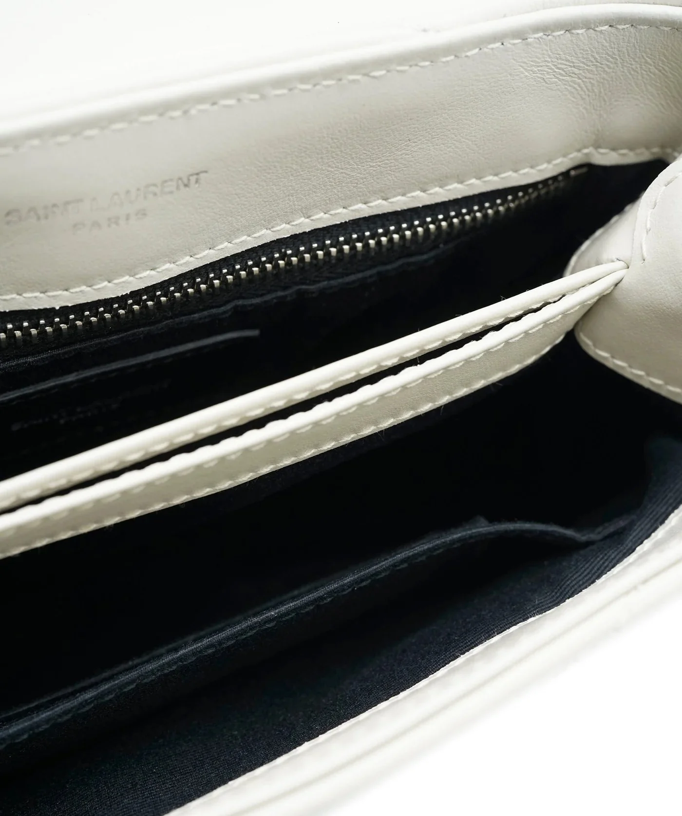 Blanc Vintage Calfskin Toy Loulou Bag - Image 5